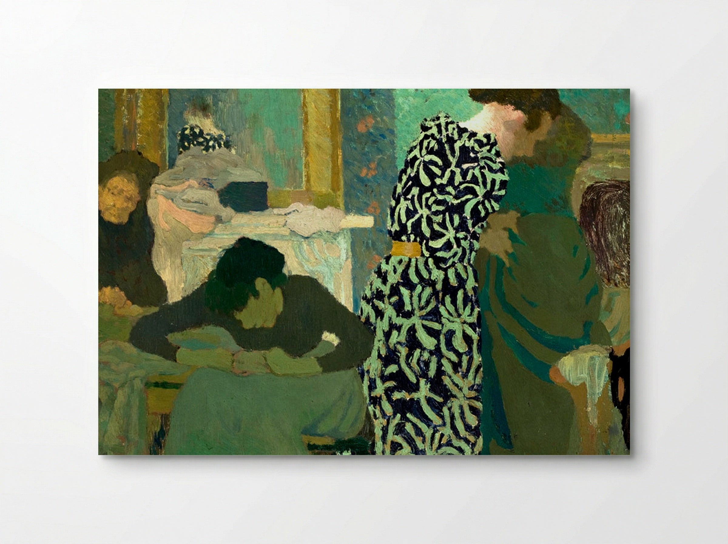 The Flowered Dress - Édouard Vuillard - Poster