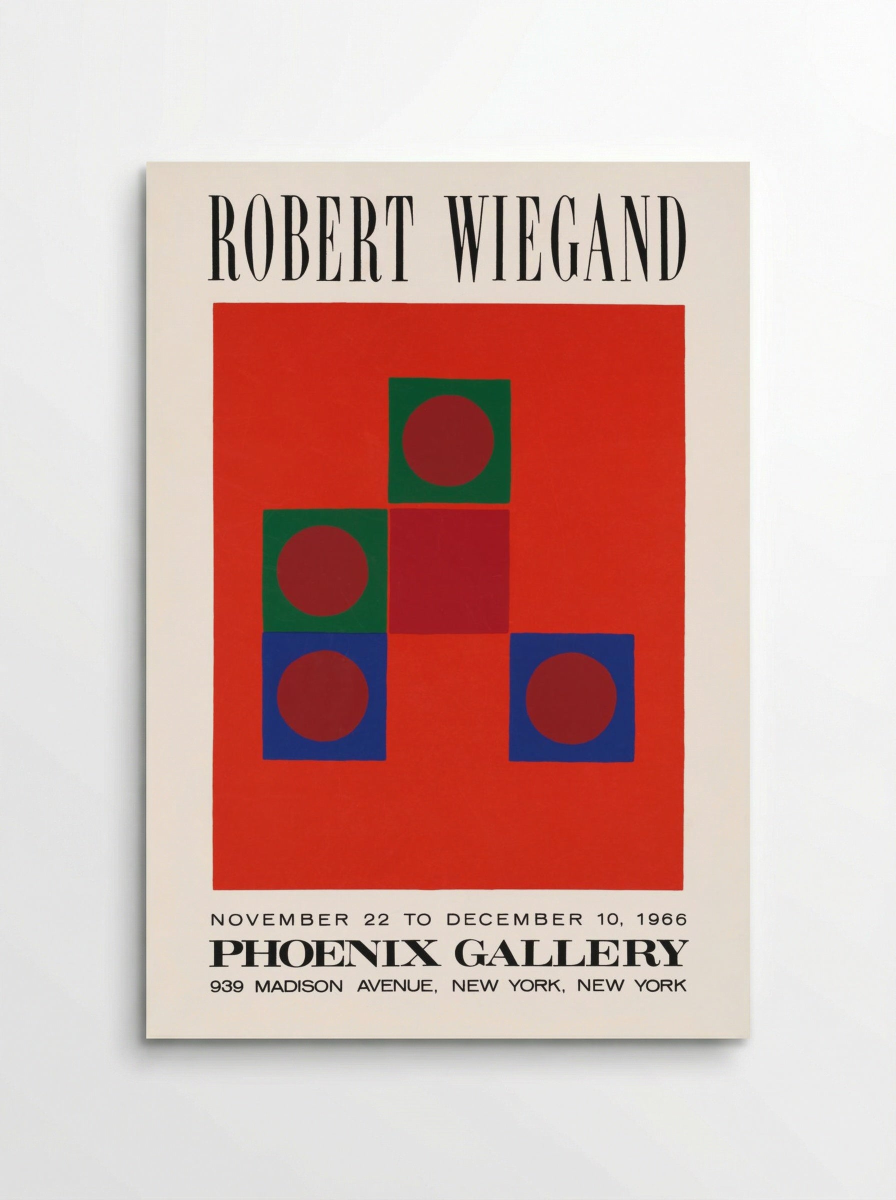 Phoenix Gallery Exhibition Poster - Robert Wiegand - Poster