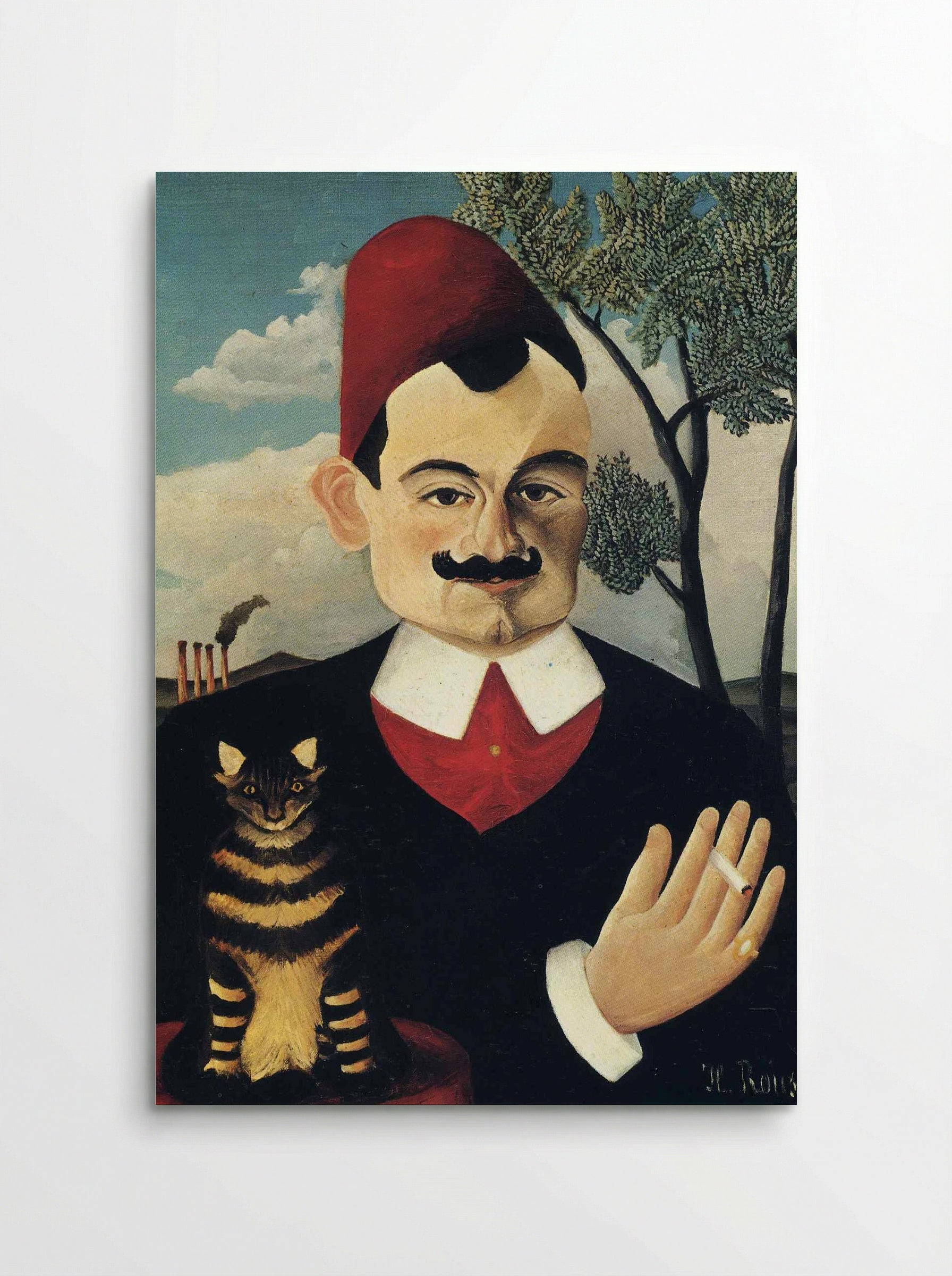 Portrait of Pierre Loti - Henri Rousseau - Poster