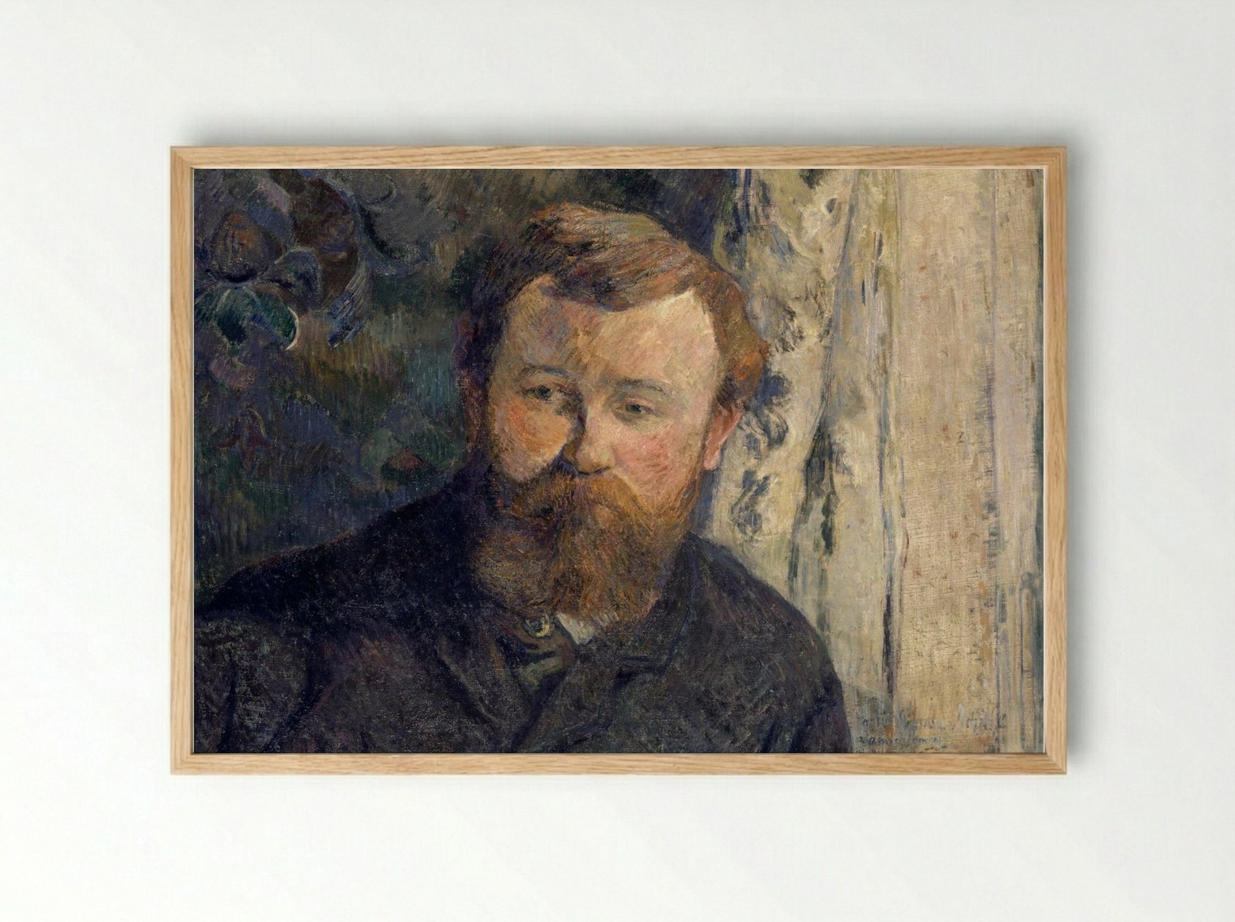 Portrait of Achille Granchi-Taylor - Paul Gauguin - Framed Print Wood