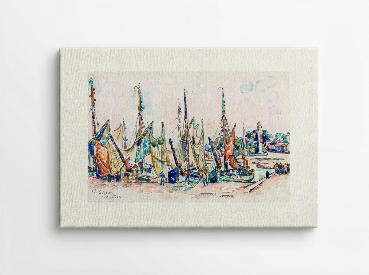 La Rochelle - Paul Signac - Canvas