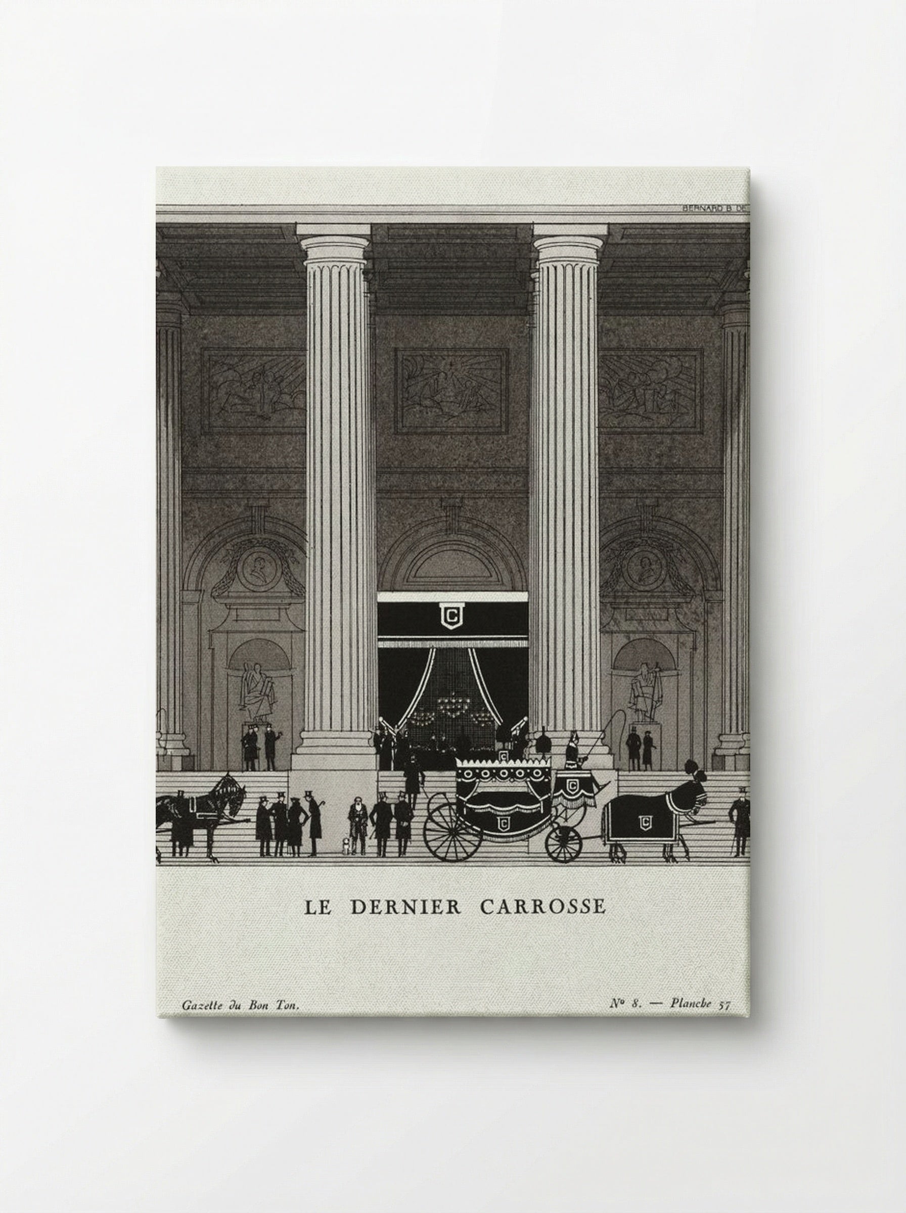 Le Dernier Carrosse - Bernard Boutet de Monvel - Canvas