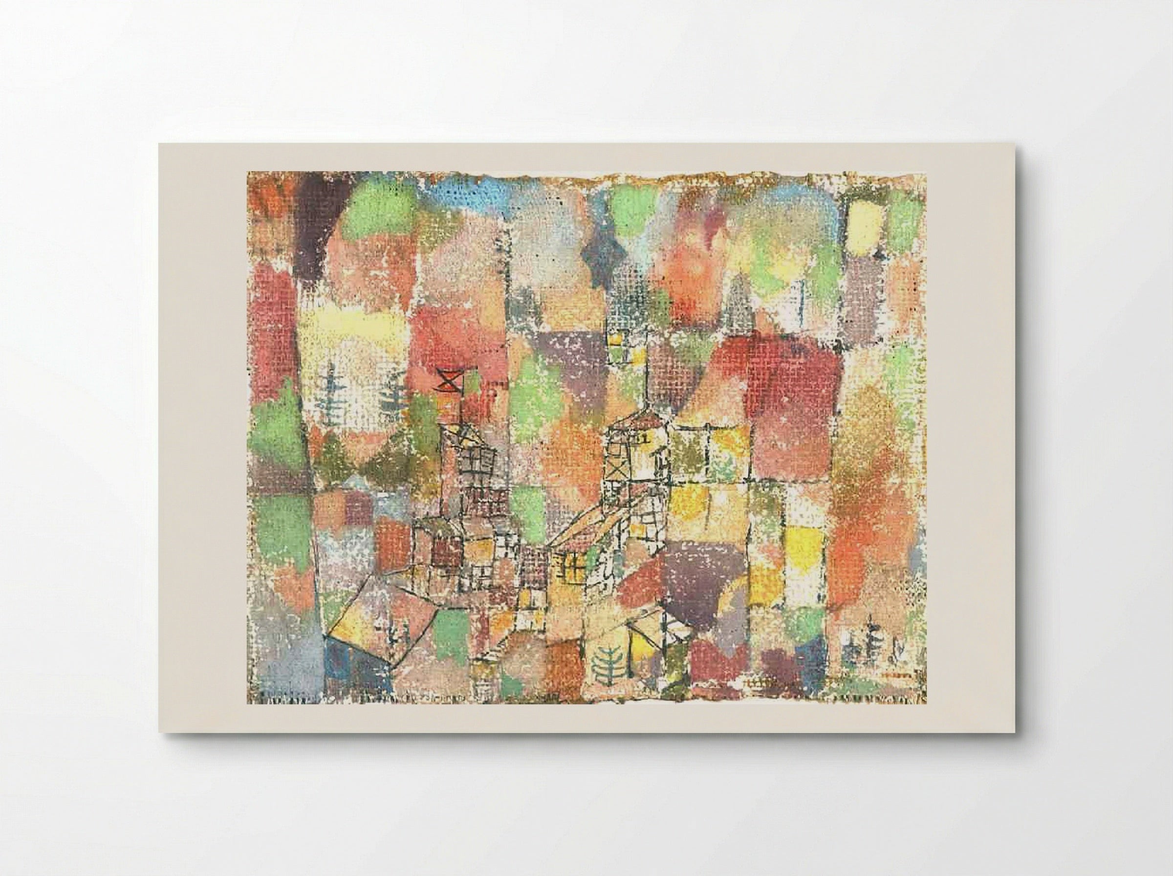 Two Country Houses - Paul Klee - Poster