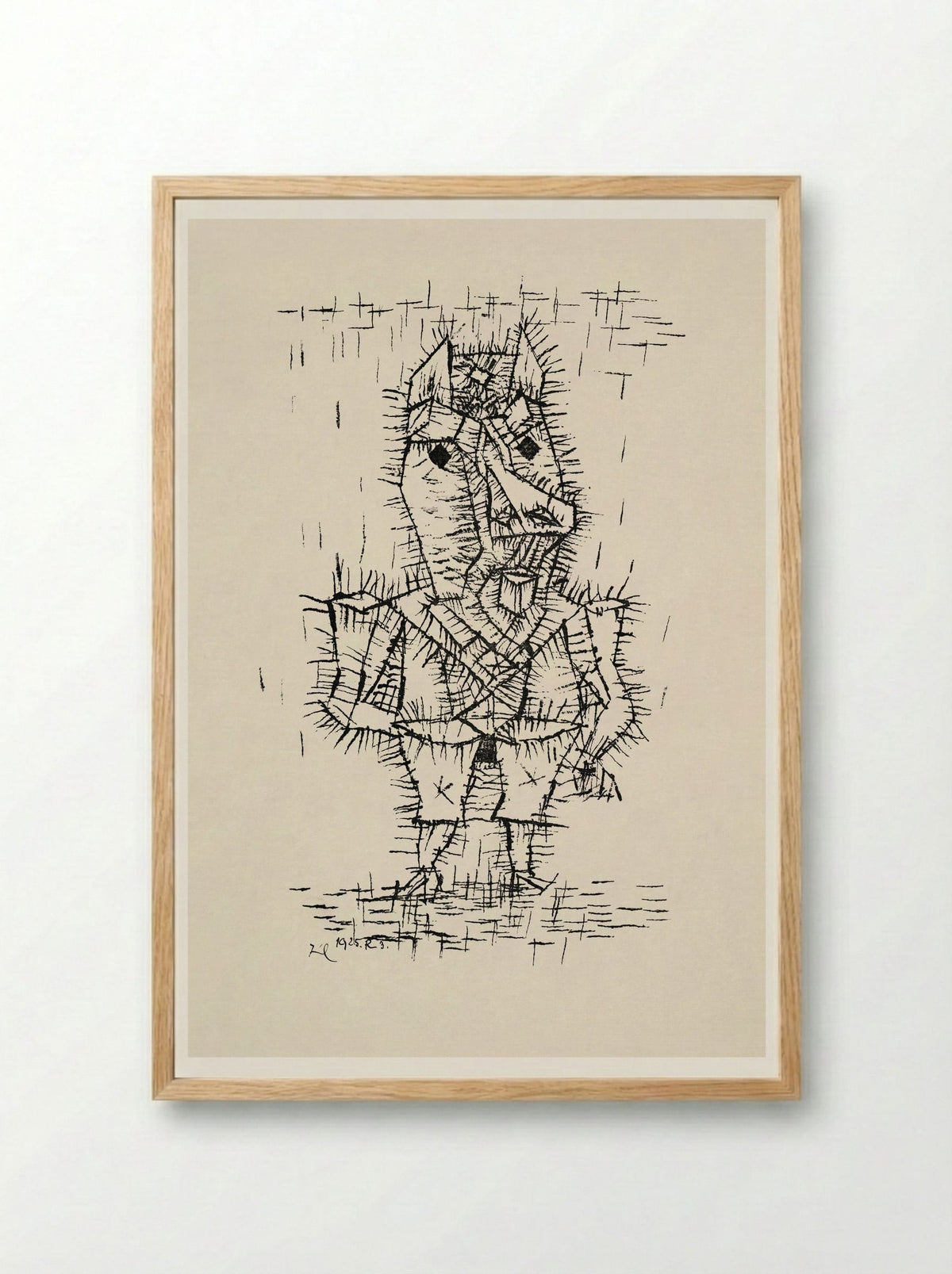 Ass (Esel) - Paul Klee - Framed Print Wood