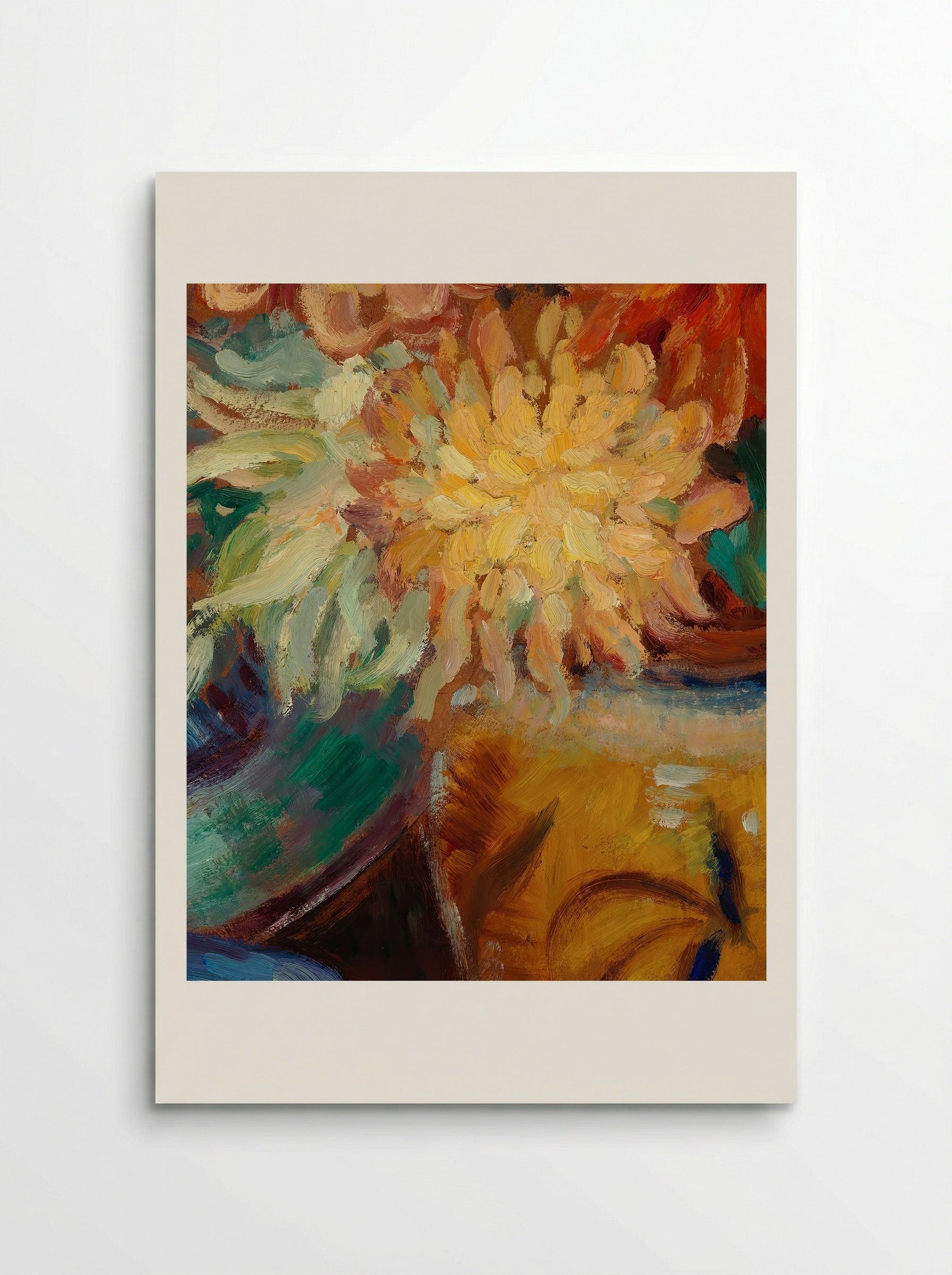 Chrysanthemums - Alfred William Finch - Poster