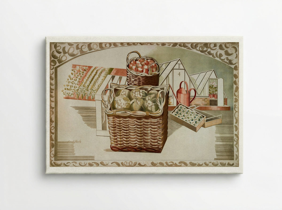 Fruit Gardens and Orchard - Paul Nash - Canvas