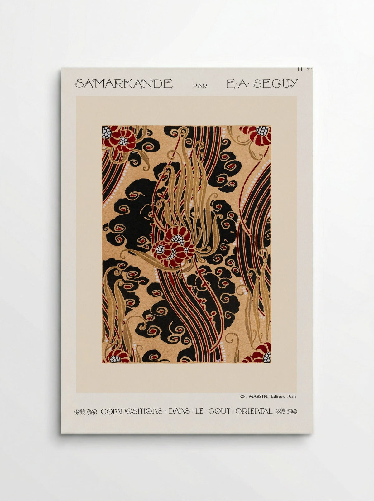 Samarkande, Plate 14 (Composition dans le Goût Oriental) - Émile-Allain Séguy - Poster
