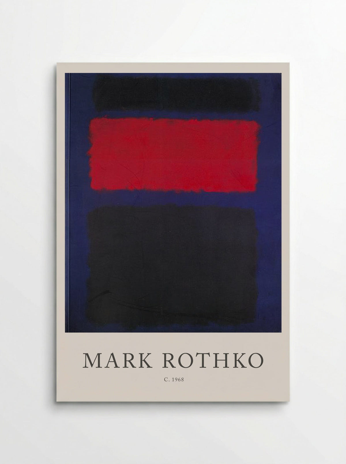 Untitled (Black, Red, and Blue) - Mark Rothko - Poster