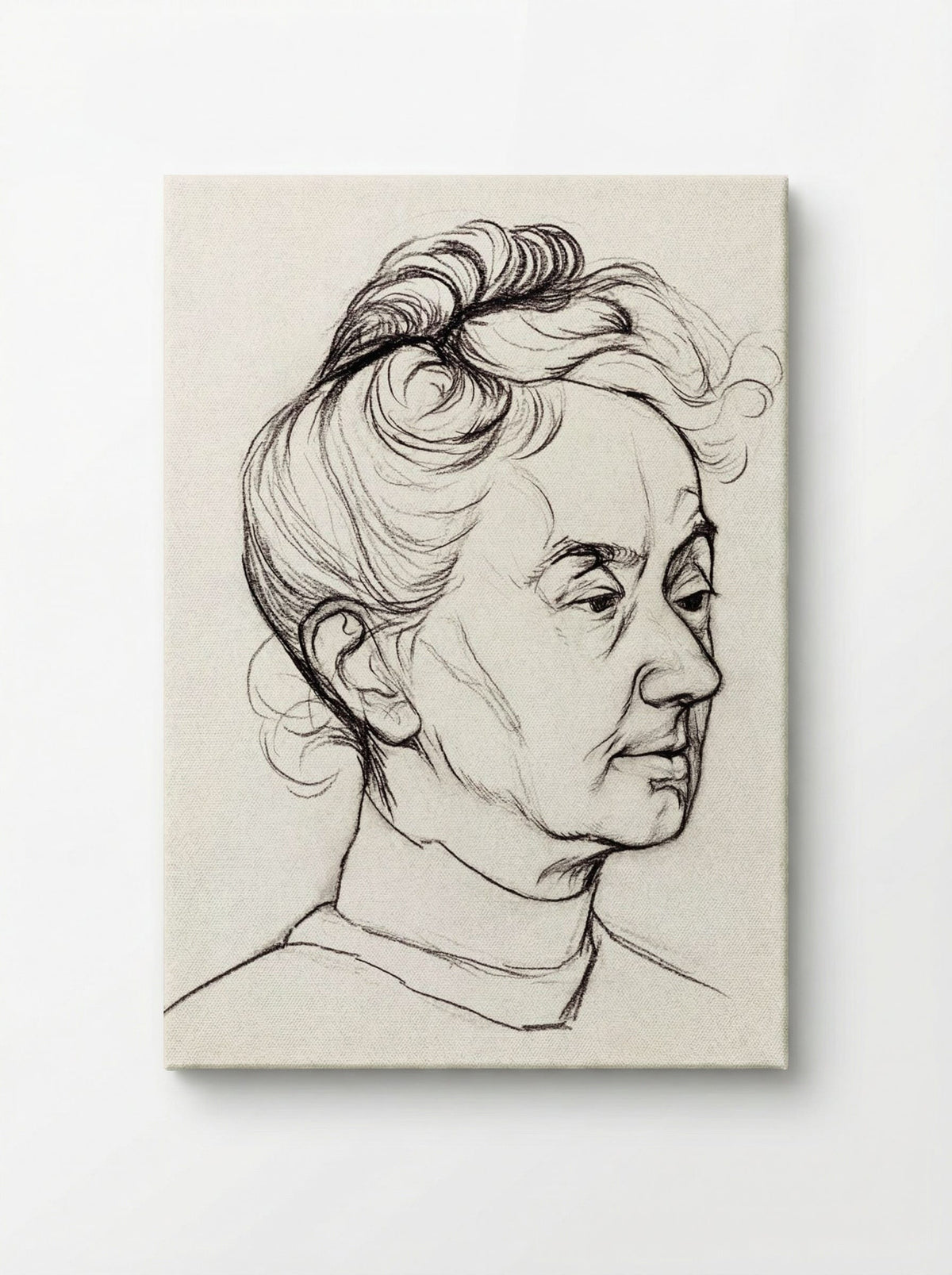 Portrait of Mrs. Corry Pabst - Julie de Graag - Canvas