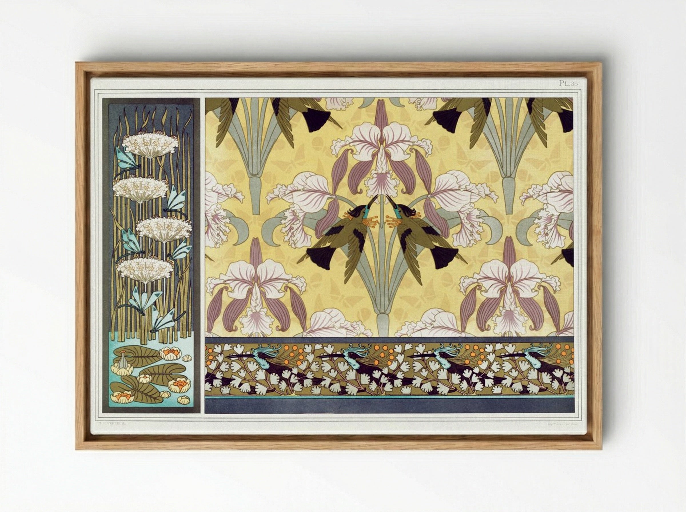 L'Animal dans la Décoration, Plate 35 - Maurice Pillard Verneuil - Framed Canvas Wood