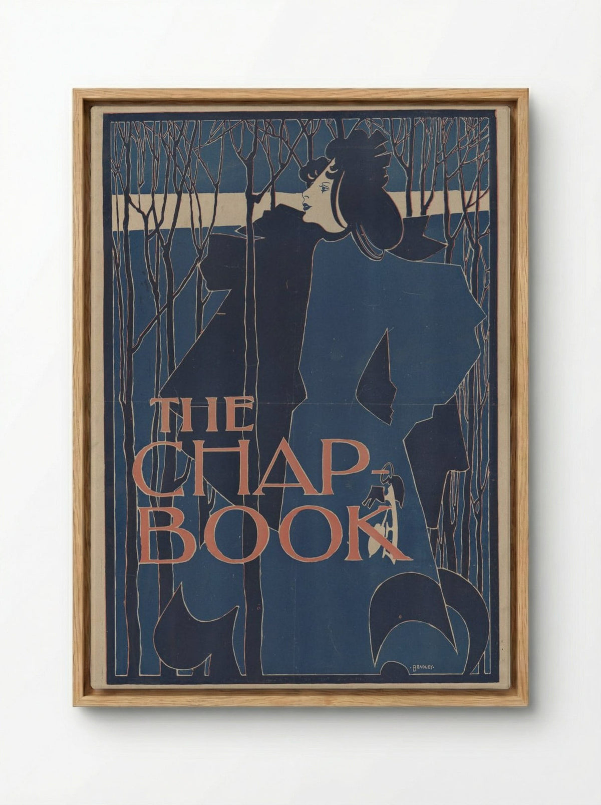 The Chap-Book - Will H. Bradley - Framed Canvas Wood