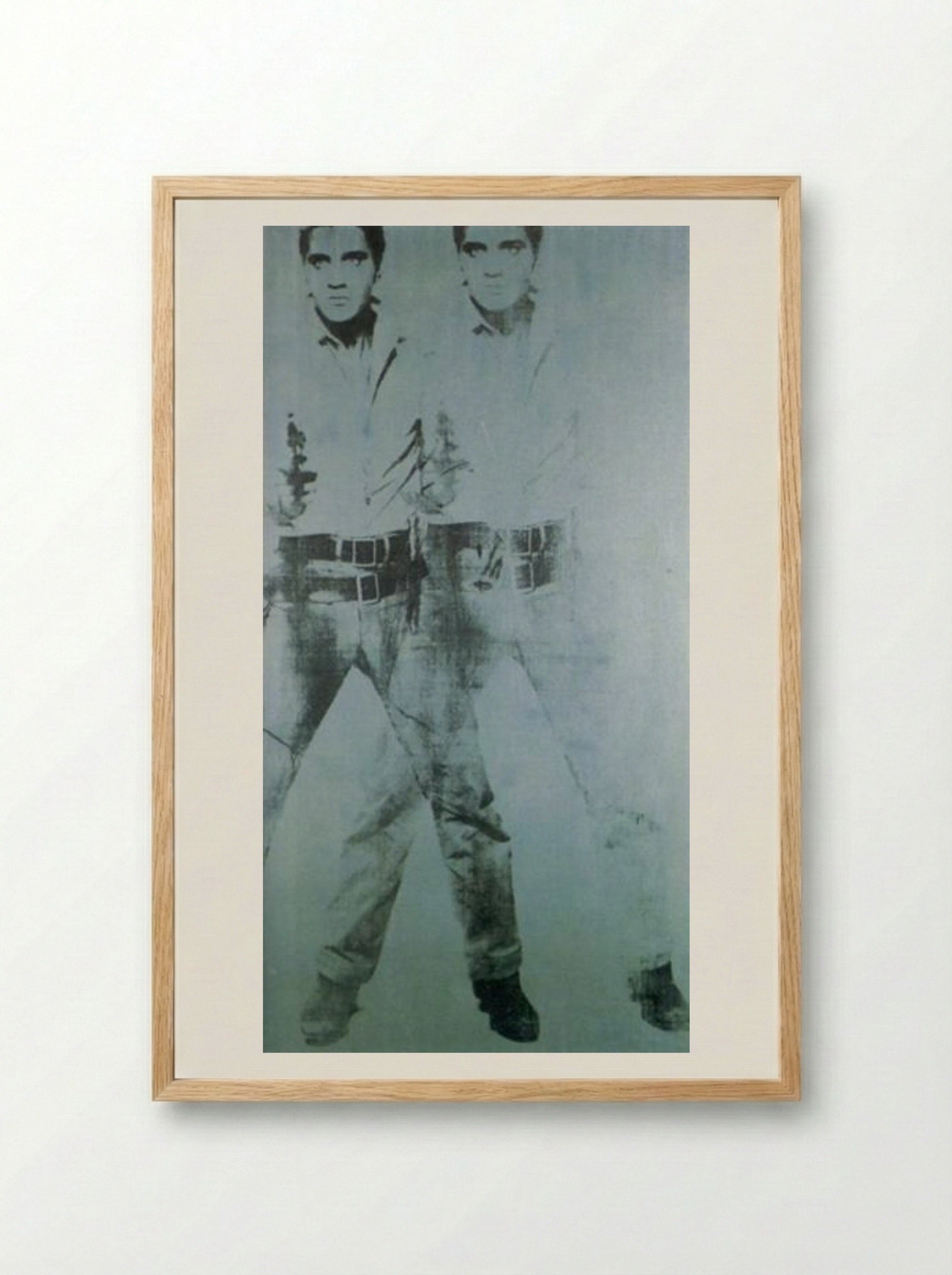 Elvis - Andy Warhol - Framed Print Wood