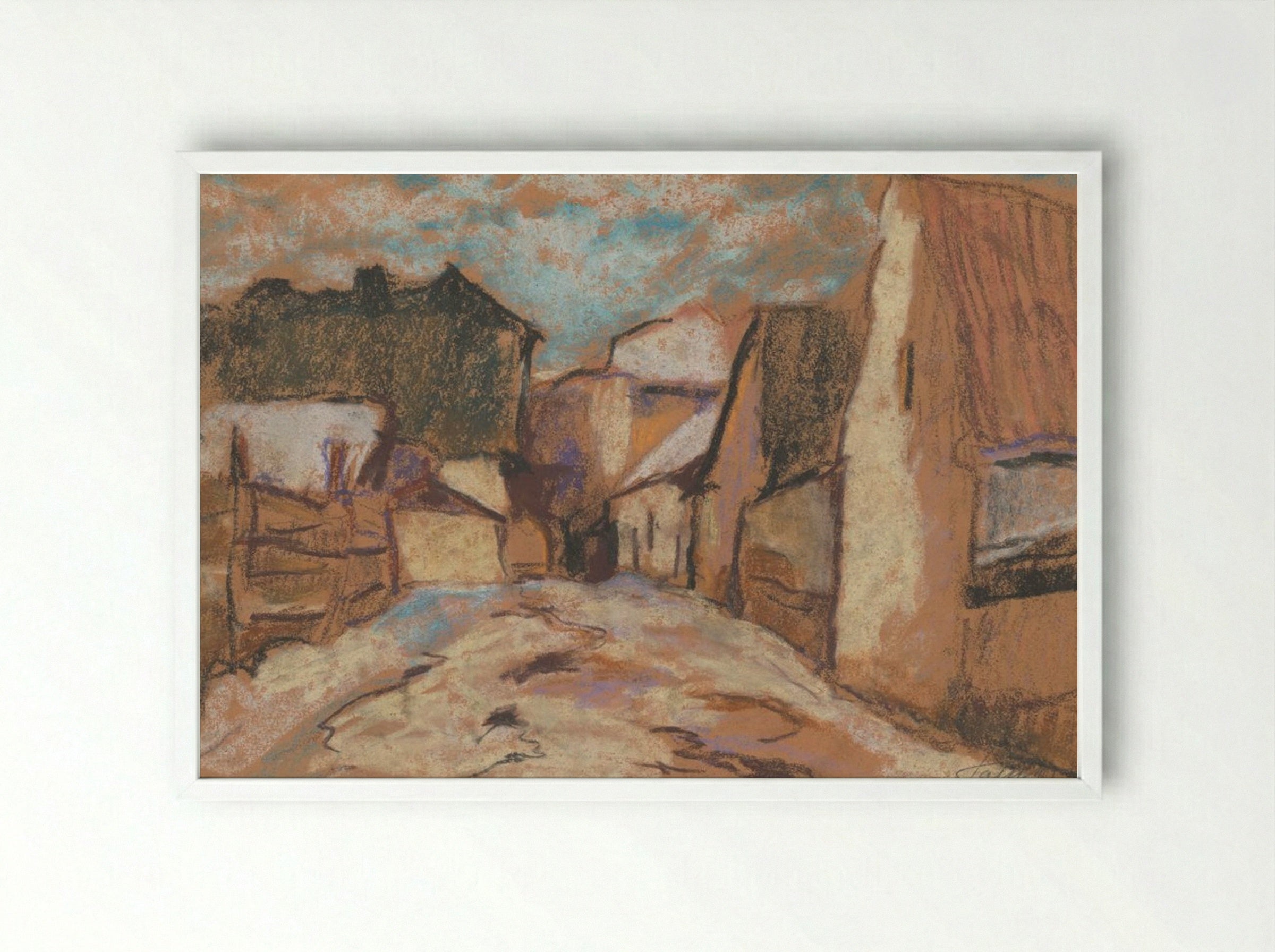 Alley - Zolo Palugyay - Framed Print White
