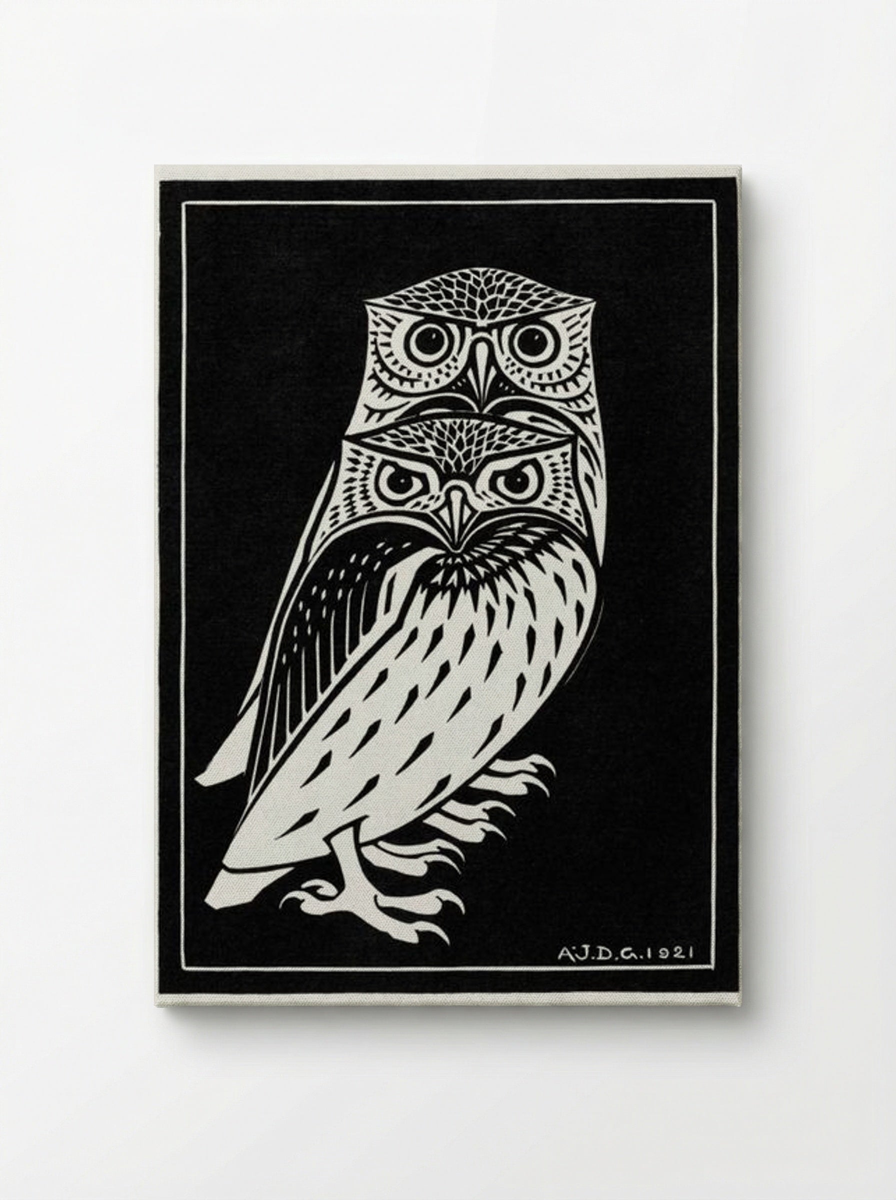 Two Owls - Julie de Graag - Canvas