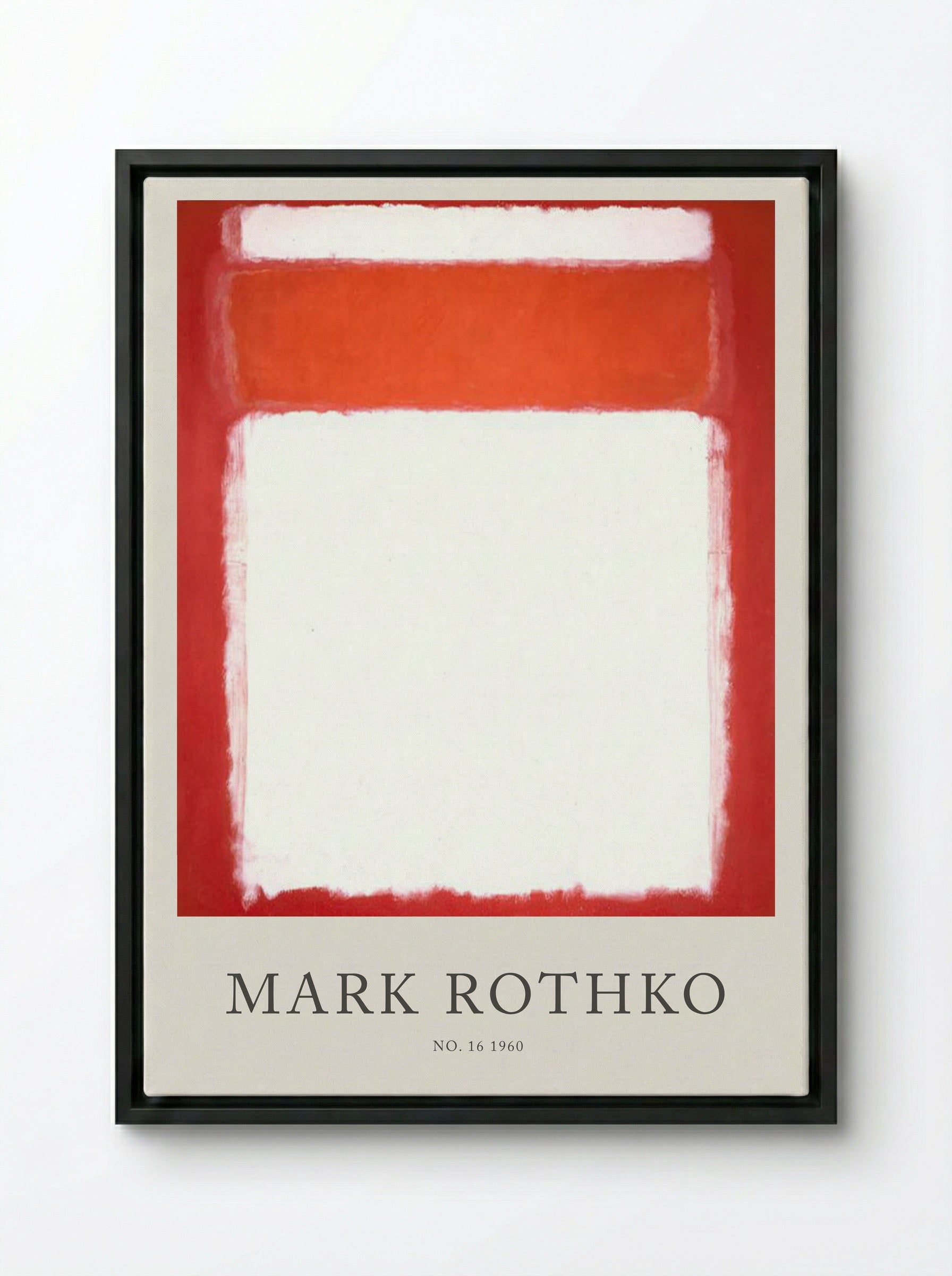 No. 16 - Mark Rothko - Framed Canvas Black