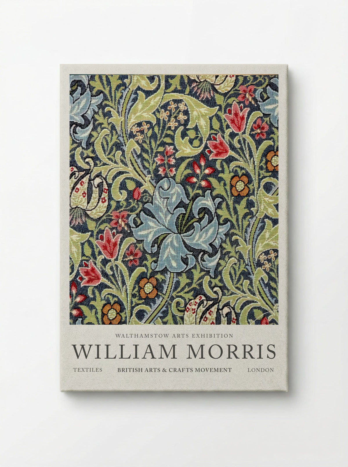 Golden Damask Tapestry - William Morris - Fine Art Print