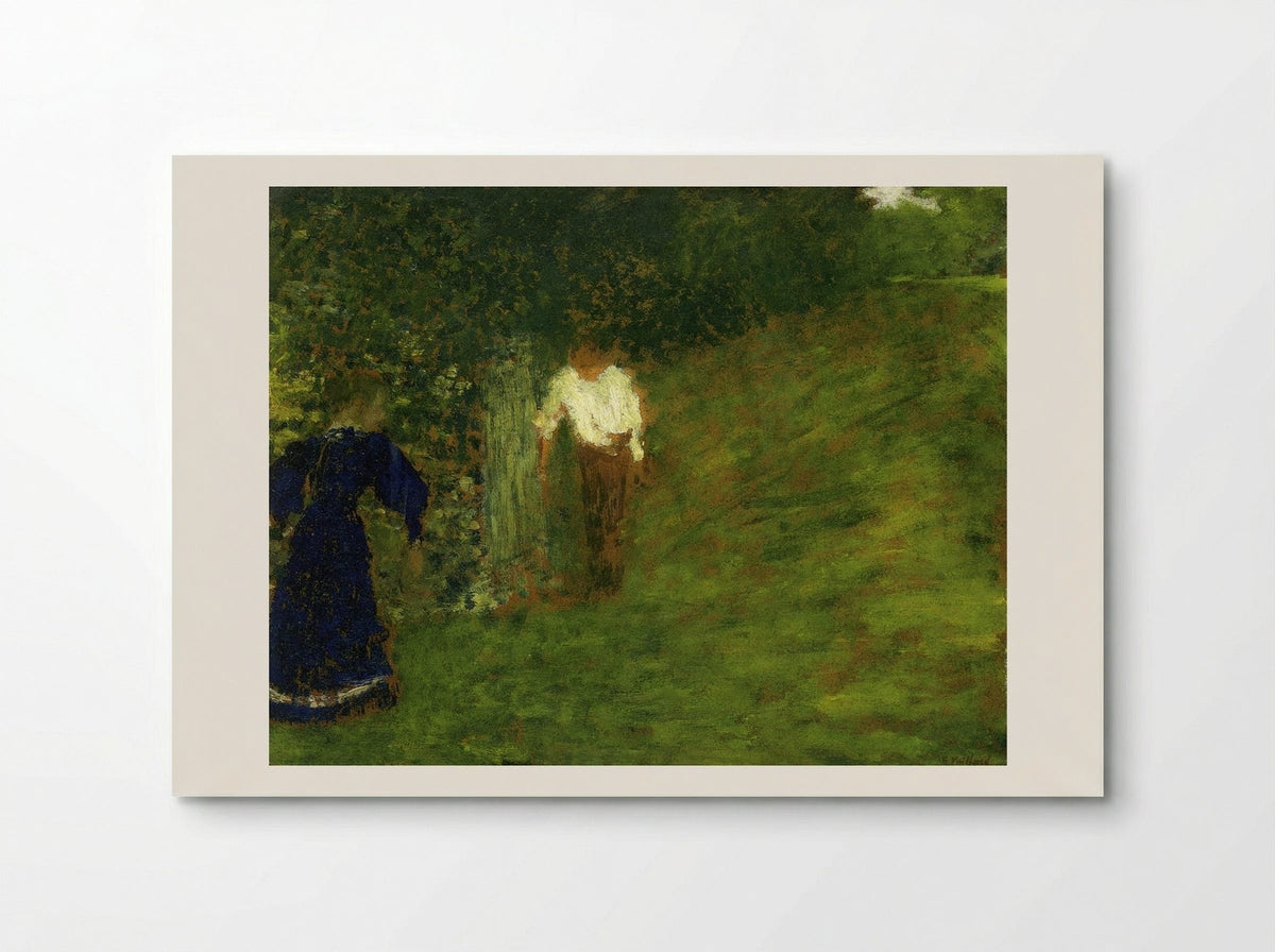 Man and Woman beneath a Tree - Édouard Vuillard - Poster