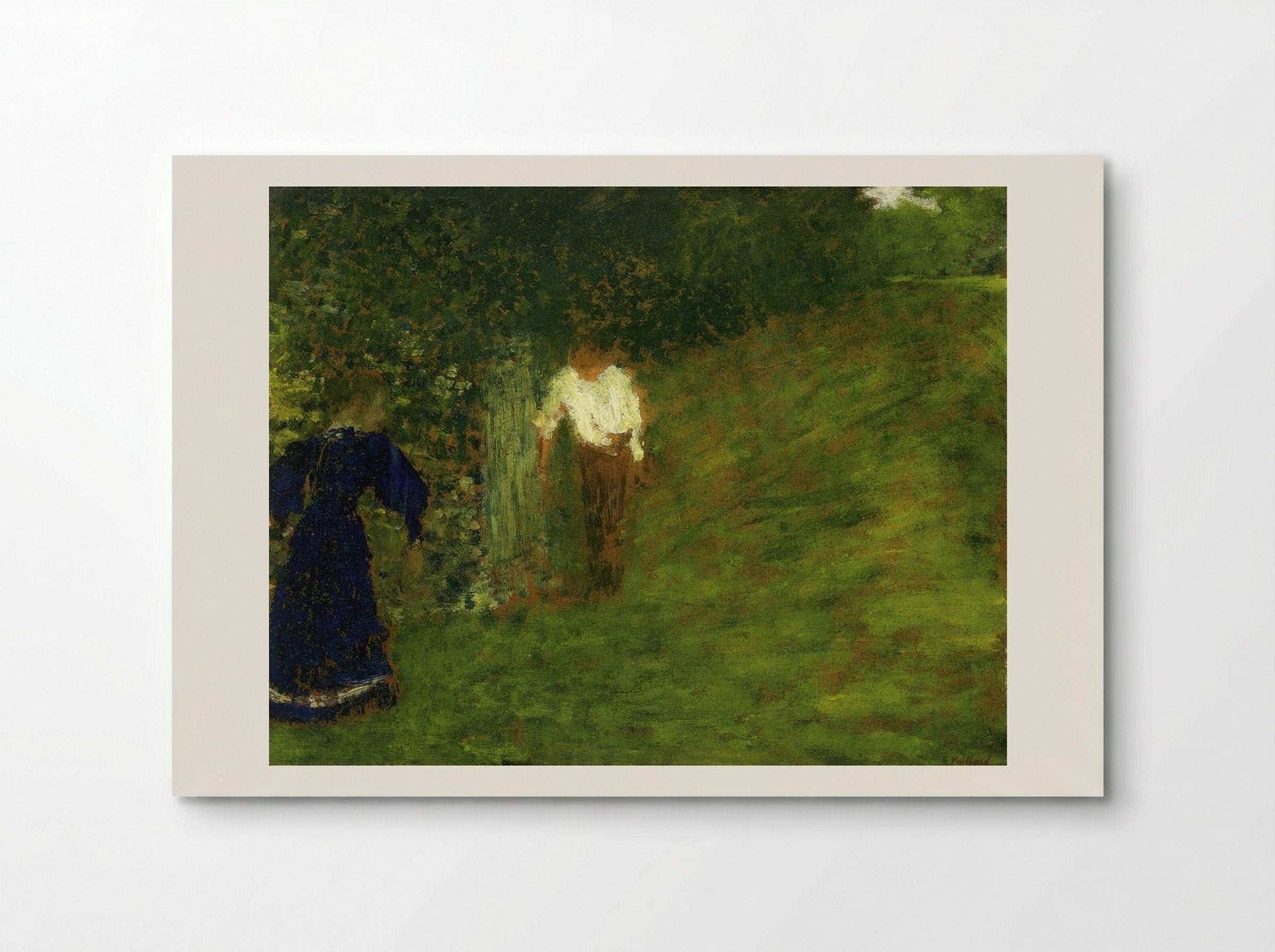 Man and Woman beneath a Tree - Édouard Vuillard - Poster