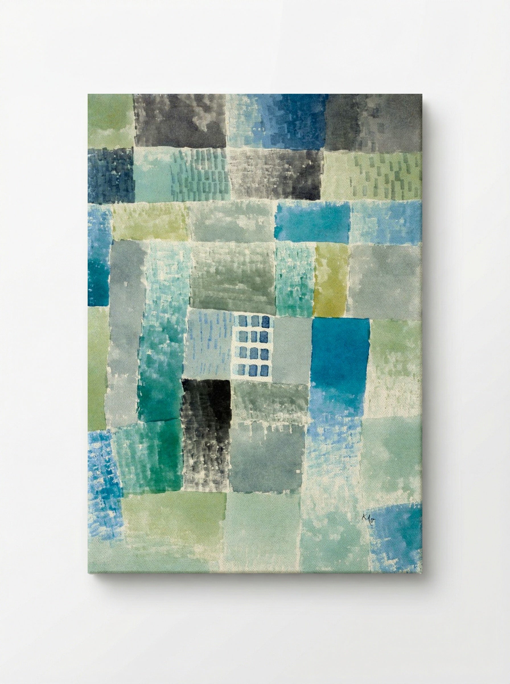 First House in a Settlement - Paul Klee - Canvas