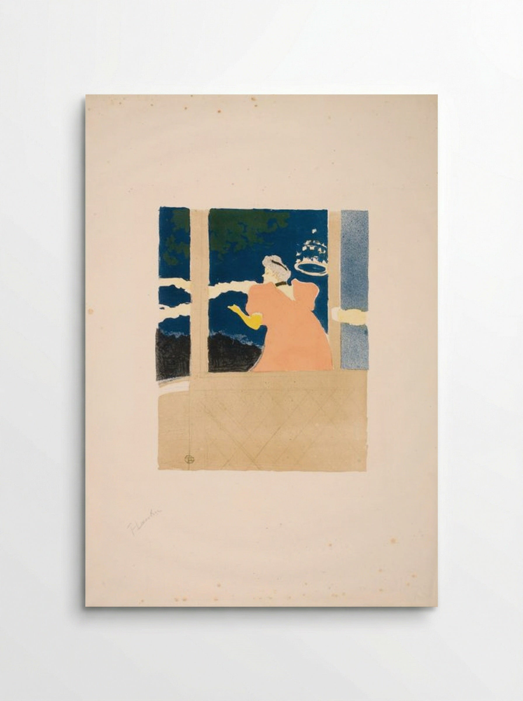 Aux Ambassadeurs - Chanteuse au café-concert - Henri de Toulouse-Lautrec - Poster