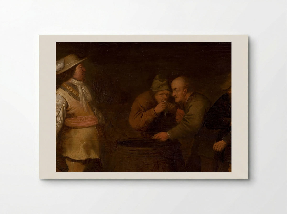 The Yielding of War Booty - Esaias van de Velde - Poster