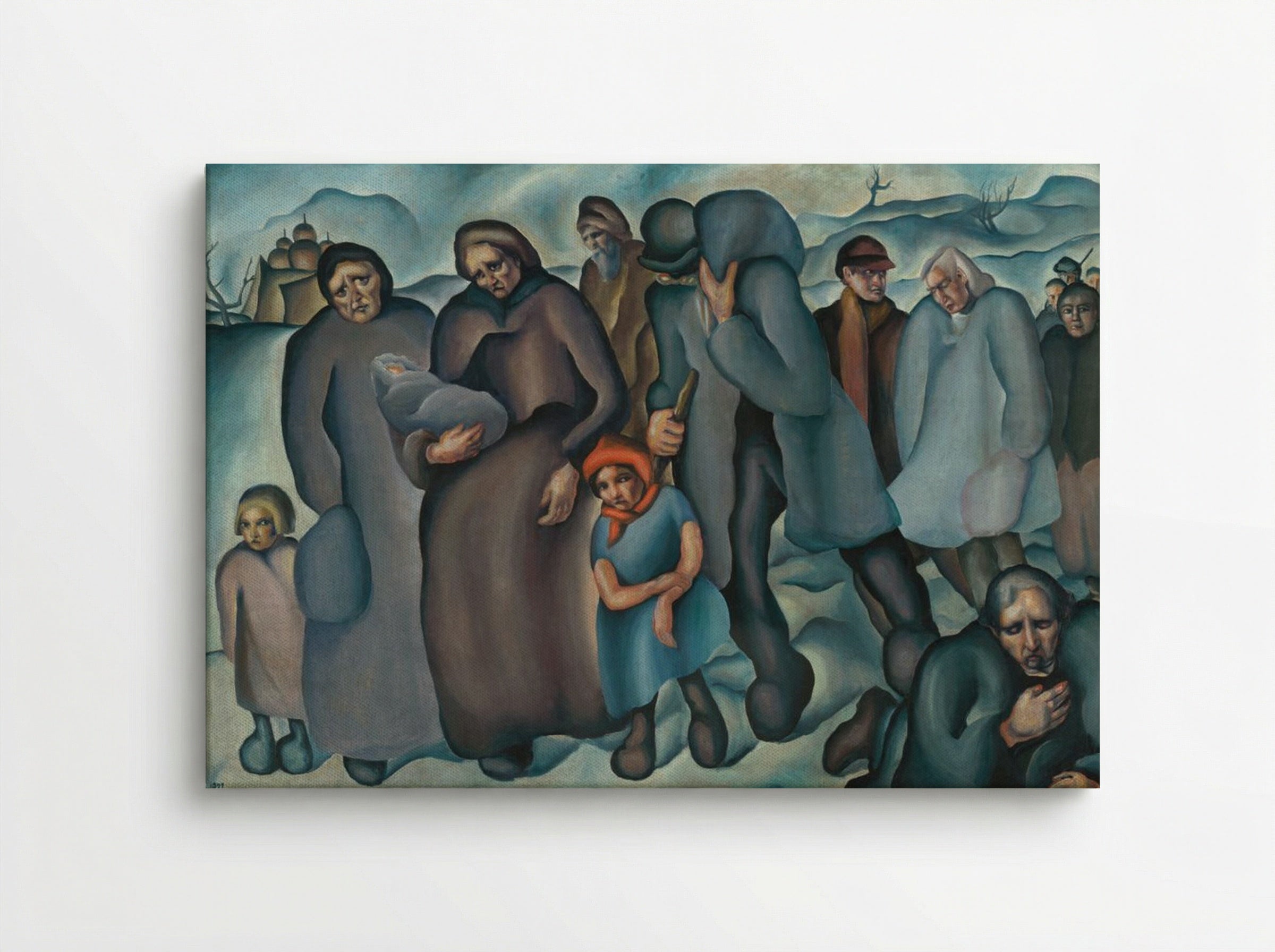 Refugees - Konstantin Bauer - Canvas