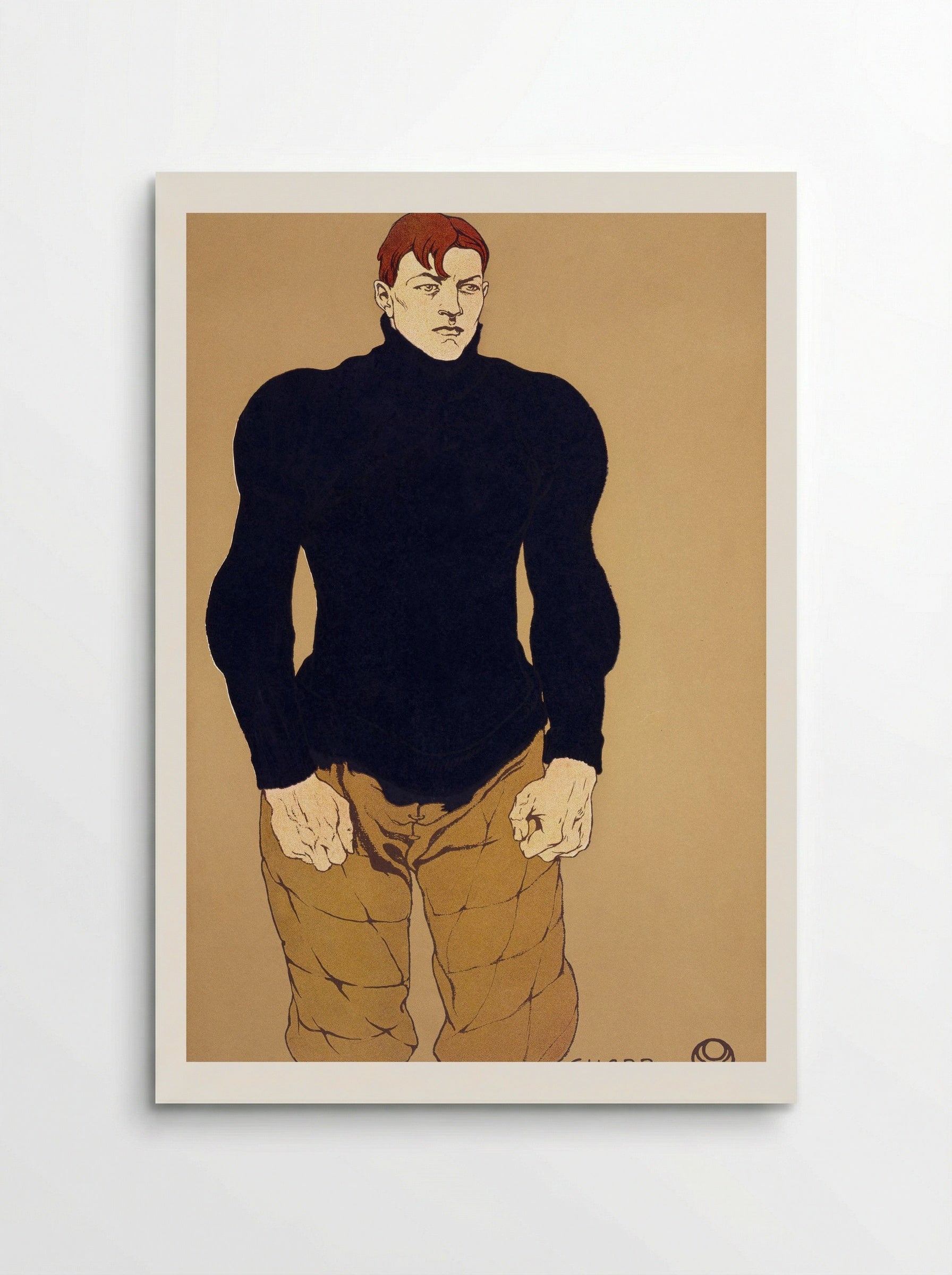 Athlete (Guard) - Edward Penfield - Poster