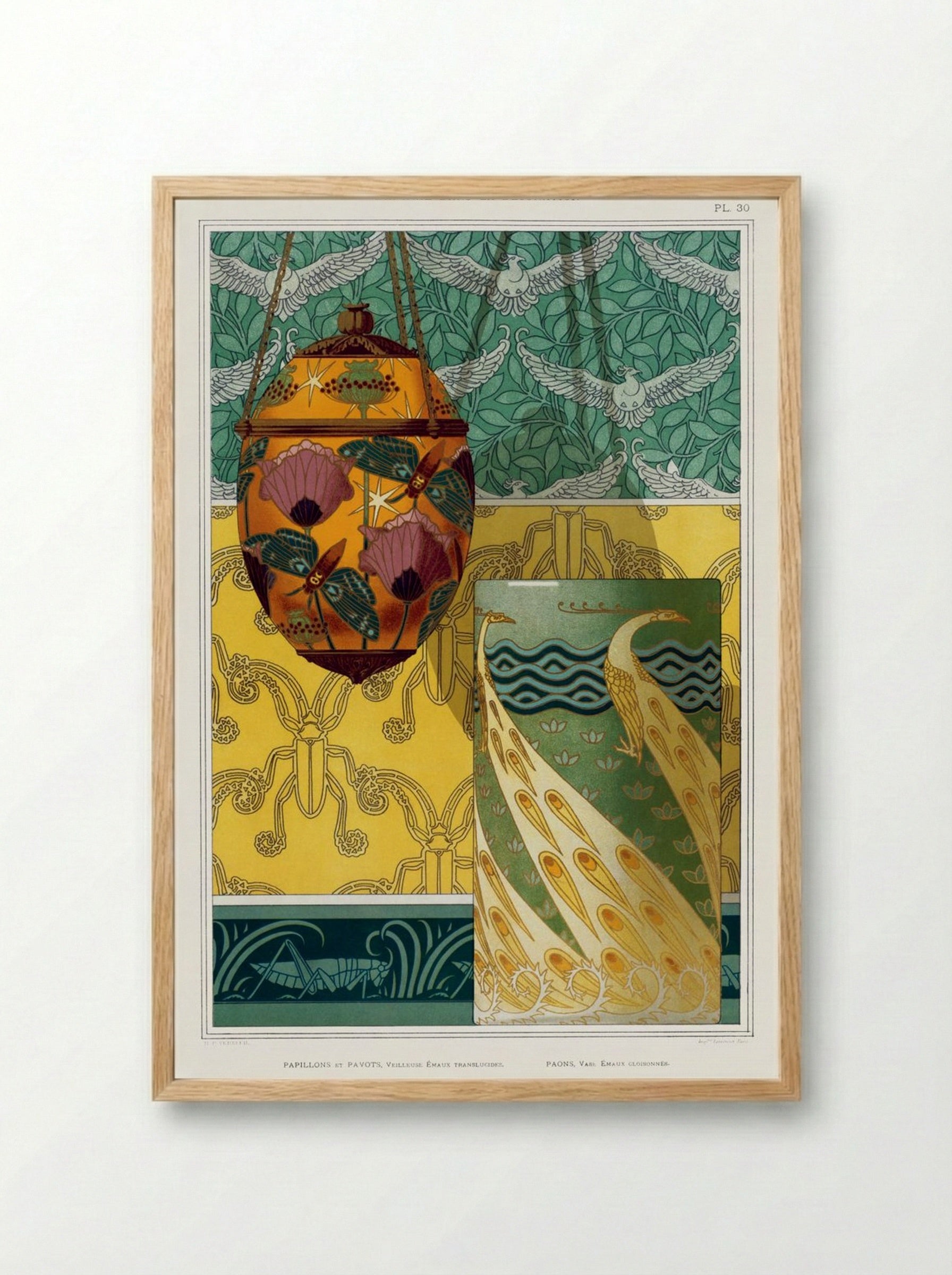 L'Animal dans la Decoration, Plate 30 - Fine Art Print - Framed Print Wood