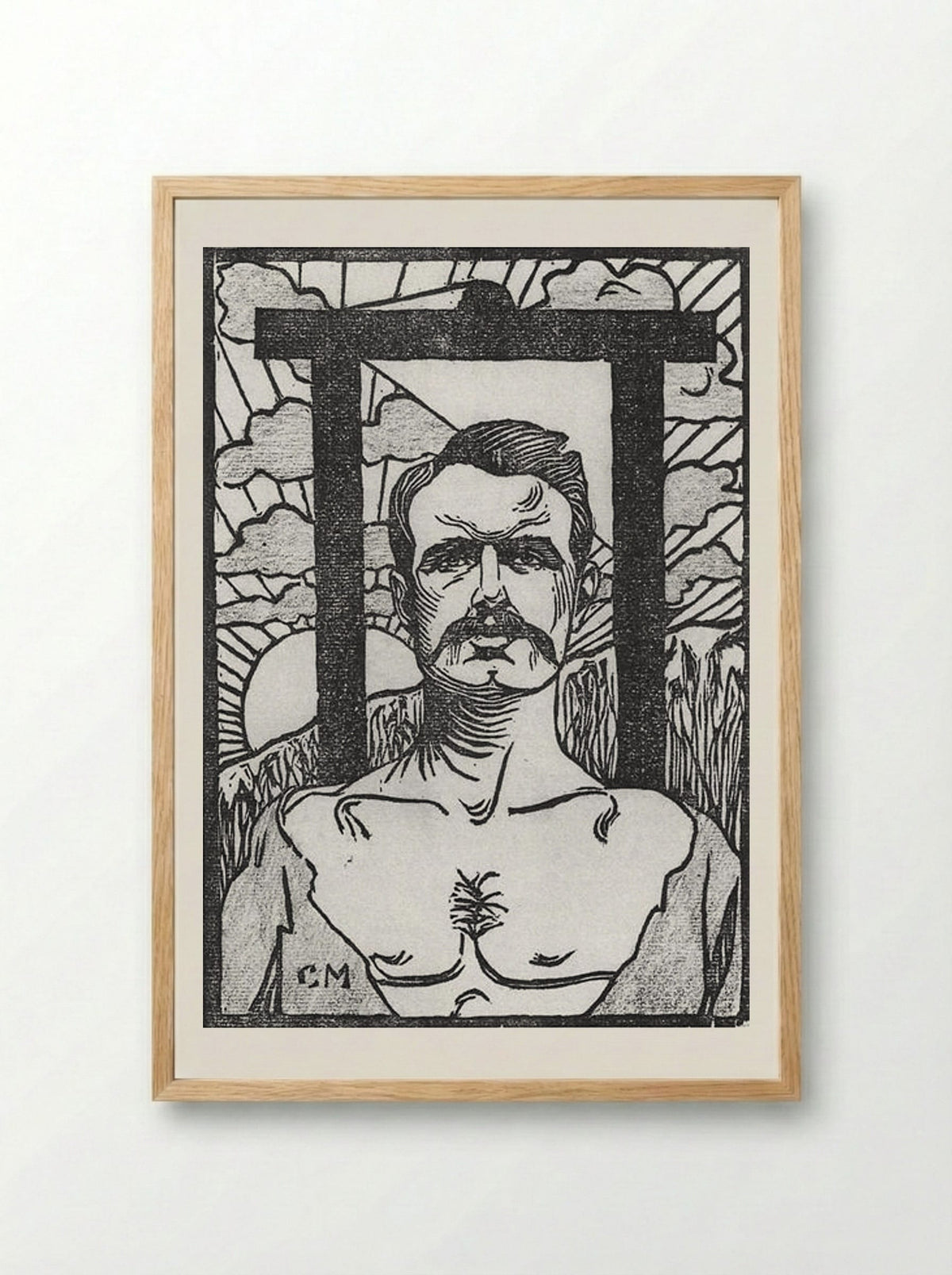 Ravachol - Charles Maurin - Framed Print Wood