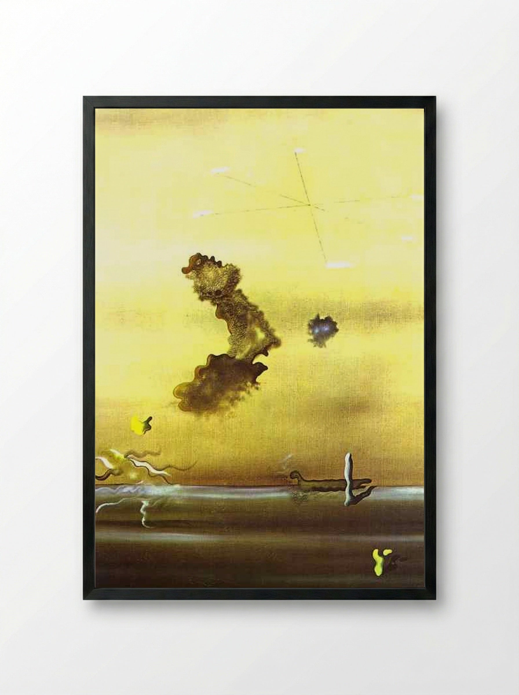 Outside - Salvador Dalí - Framed Print Black