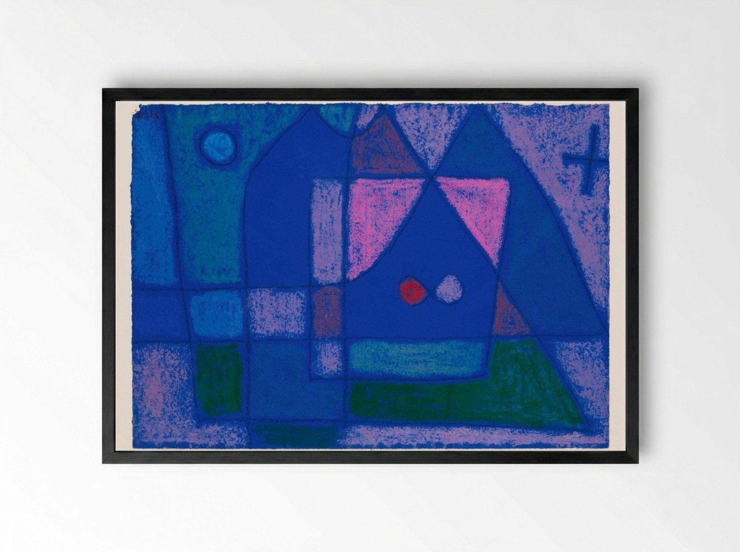 A Little Room in Venice - Paul Klee - Framed Print Black
