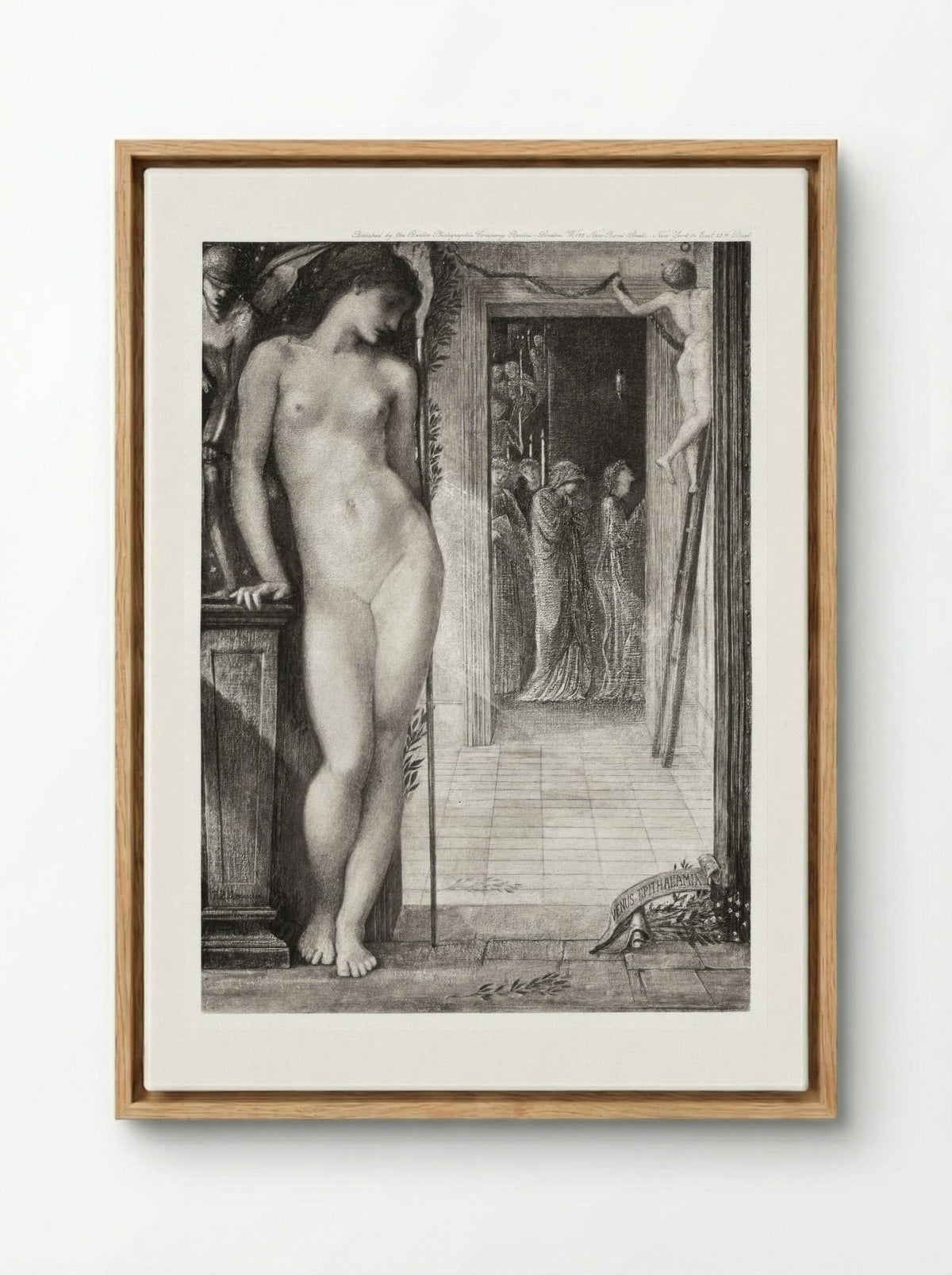 Venus Epithalamia - Edward Burne-Jones - Framed Canvas Wood