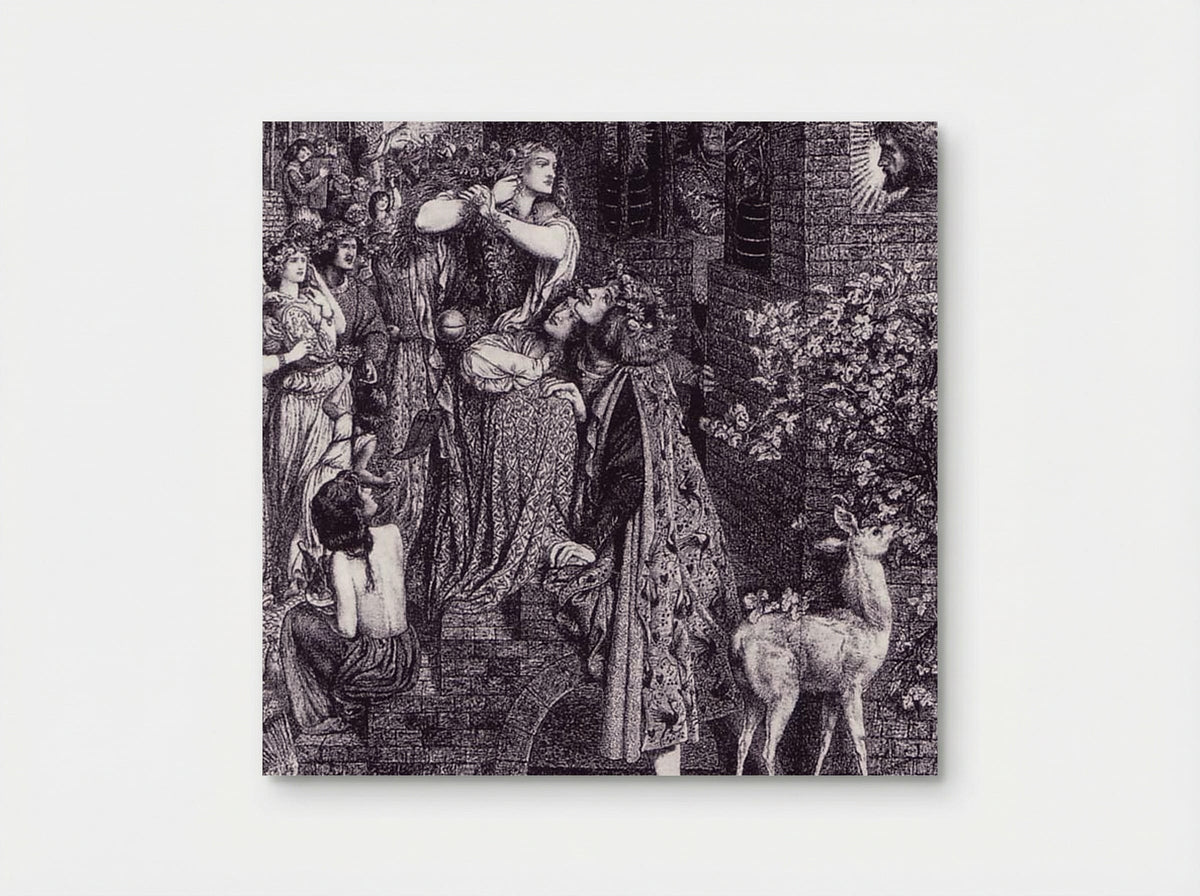 Mary Magdalene at the Door of Simon the Pharisee - Ford Madox Brown - Poster