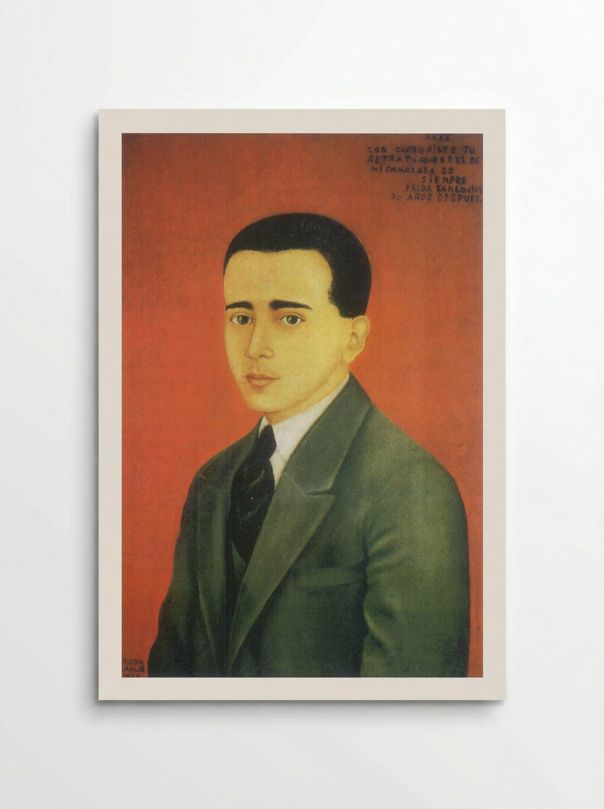 Portrait of Alejandro Gómez Arias - Frida Kahlo - Poster