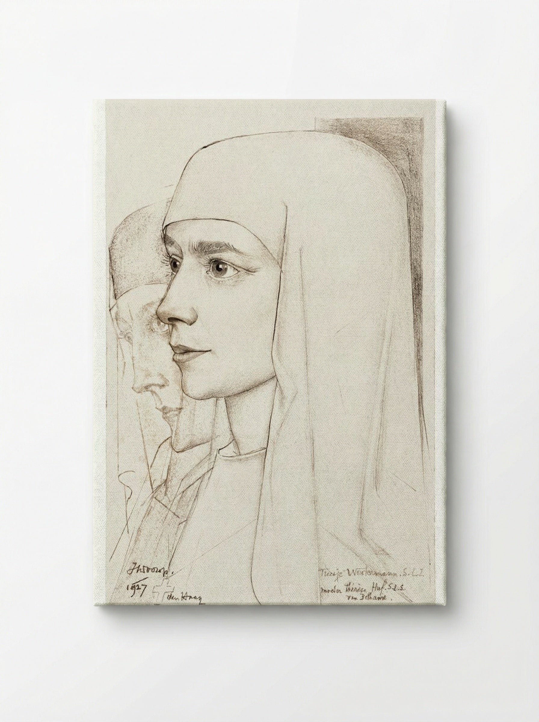 Portrait of Treesje Westermann - Jan Toorop - Canvas