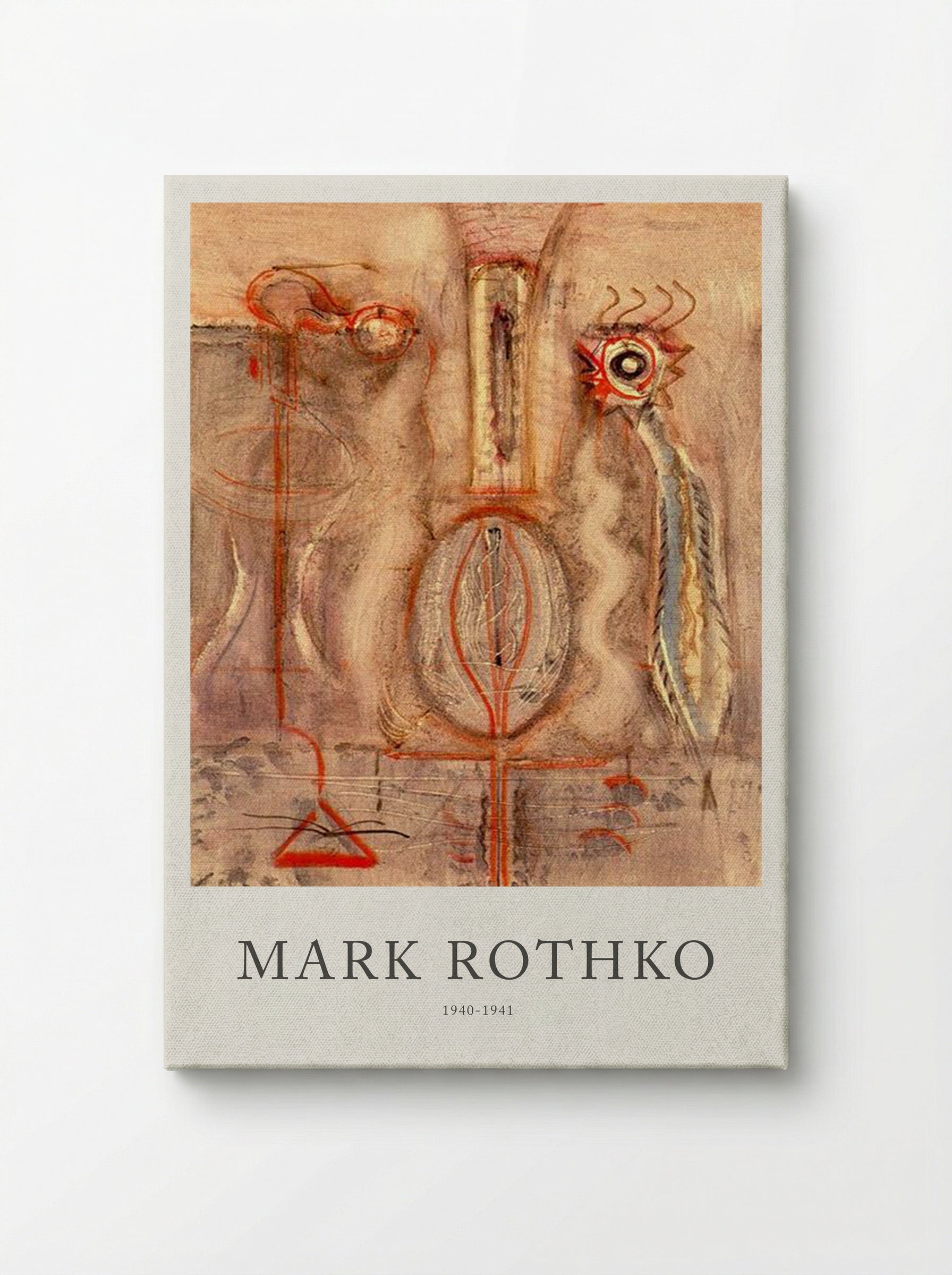 Untitled (Biomorphic Composition) - Mark Rothko - Canvas