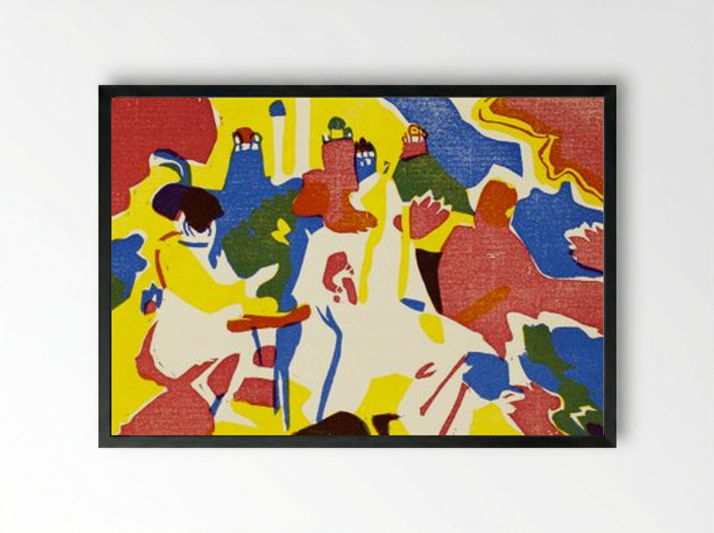 Klänge - Wassily Kandinsky - Framed Print Black