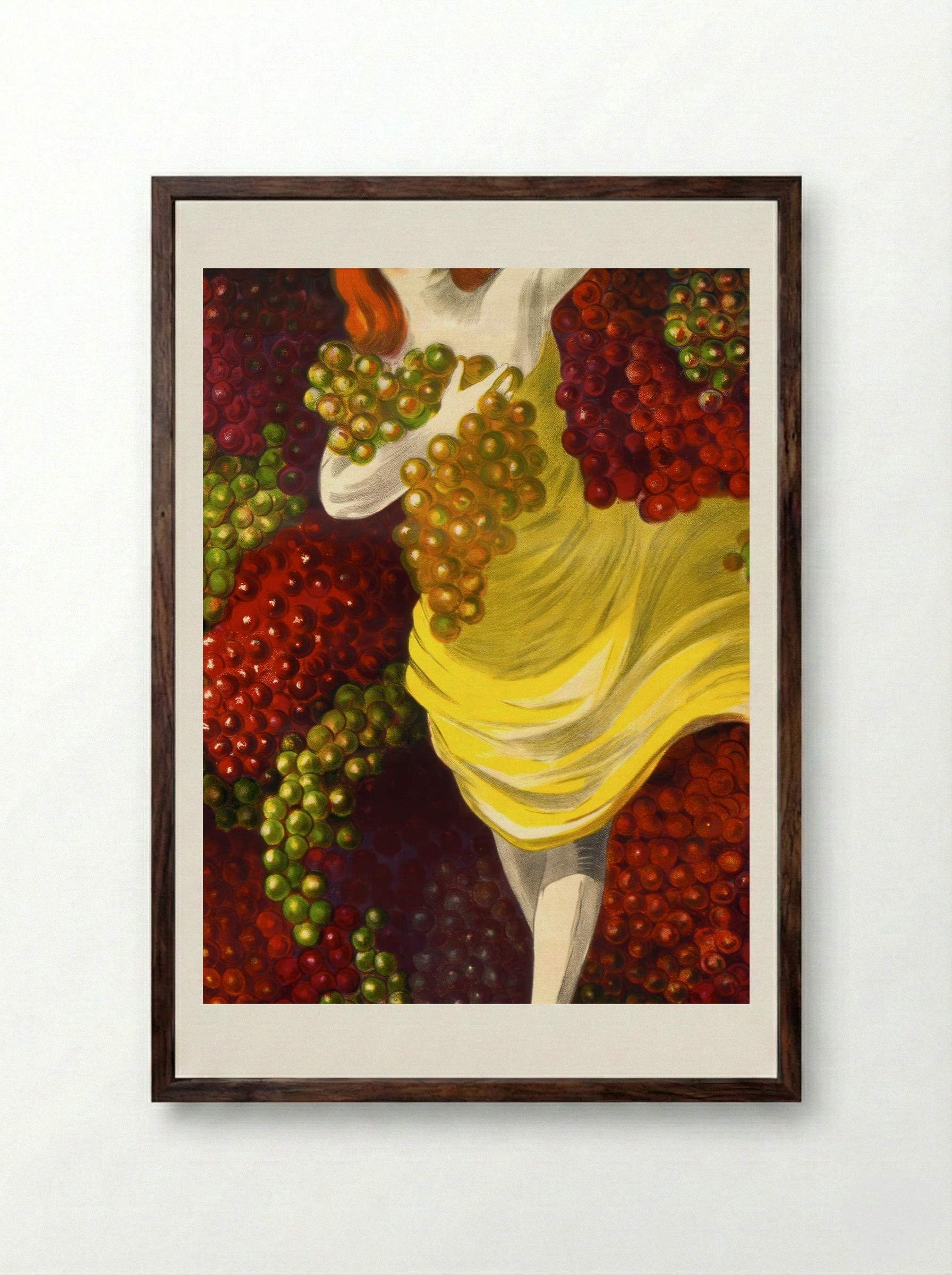 Liqueur Cordial-Médoc - G. A. Jourde - Bordeaux - Leonetto Cappiello - Framed Print Dark Wood