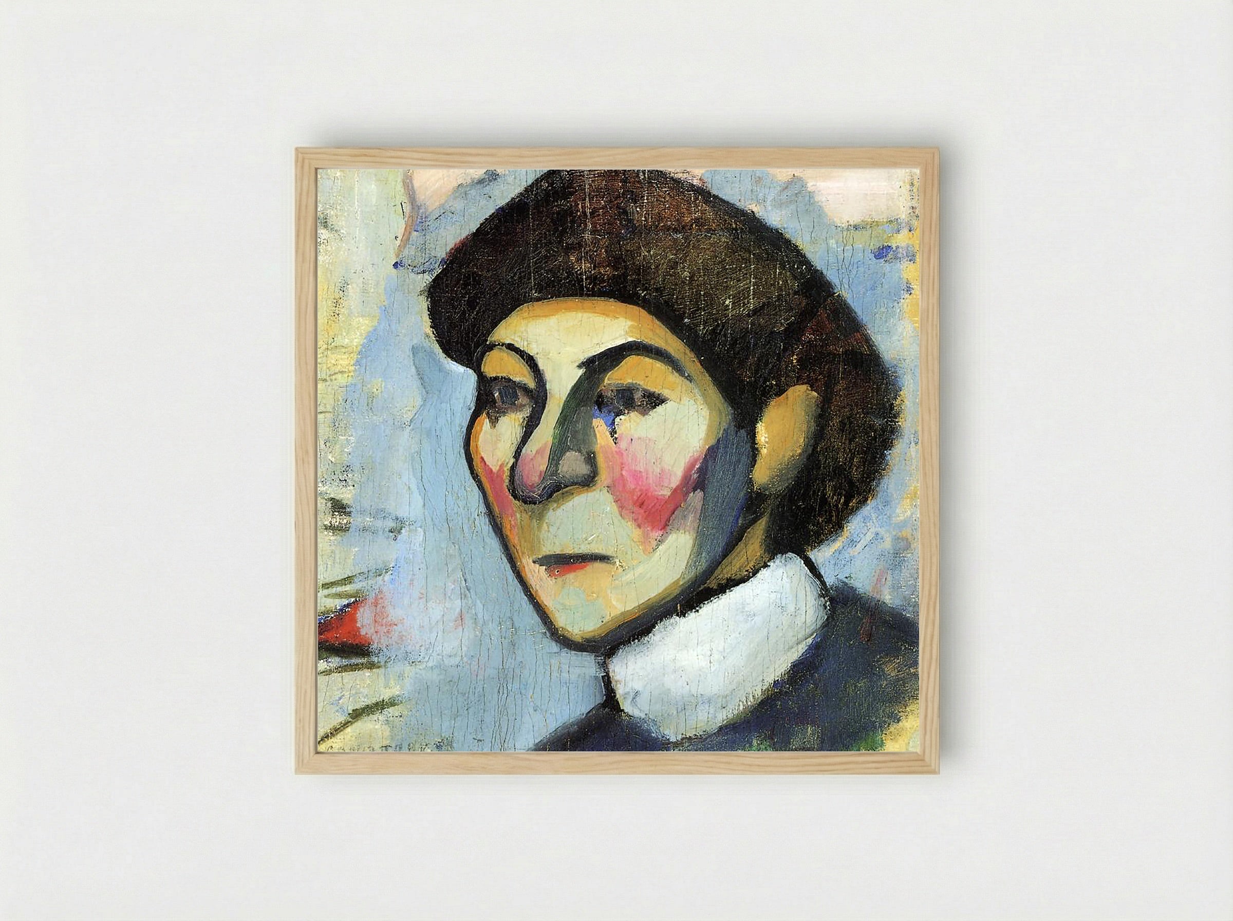 Portrait of Philomene - Sonia Delaunay-Terk - Framed Print Wood