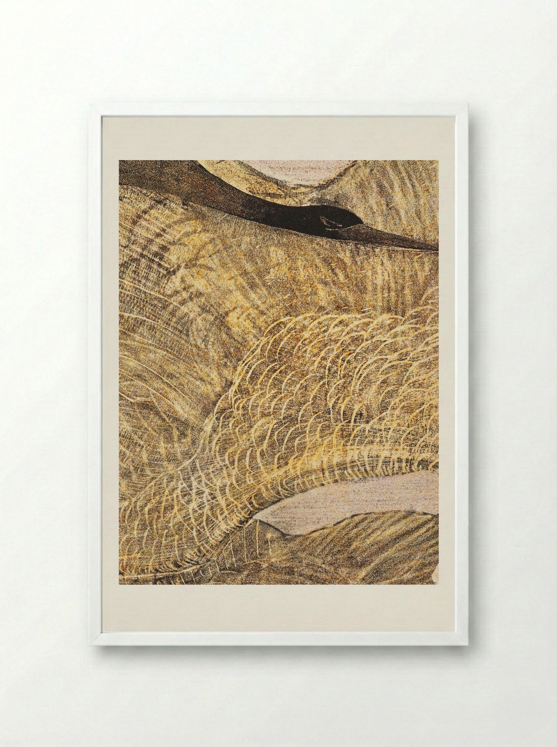 Drie vliegende vogels (Three Flying Birds) - Theo van Hoytema - Framed Print White