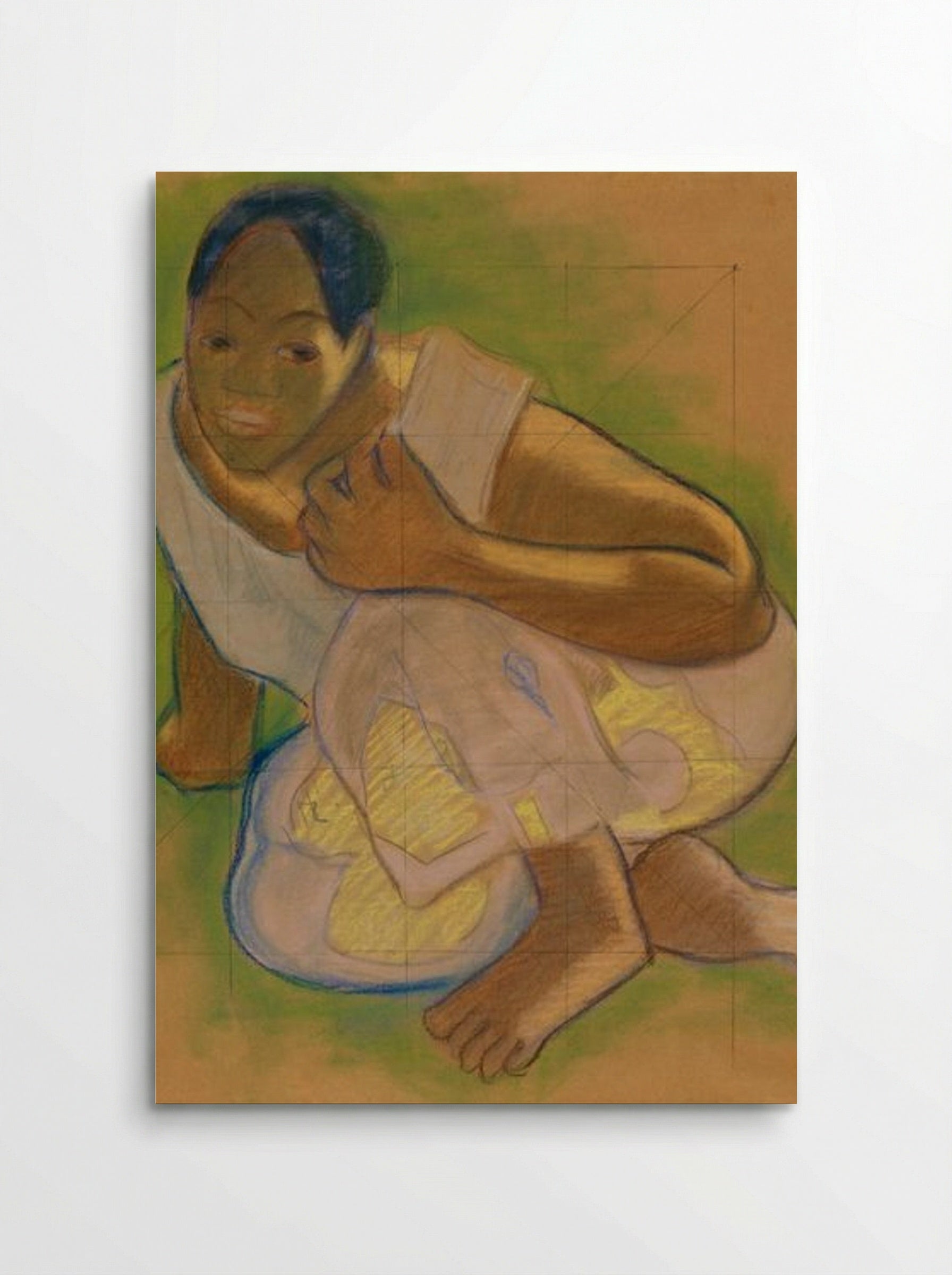 Study for 'Nafea faa ipoipo (When Will You Marry?)' - Paul Gauguin - Poster