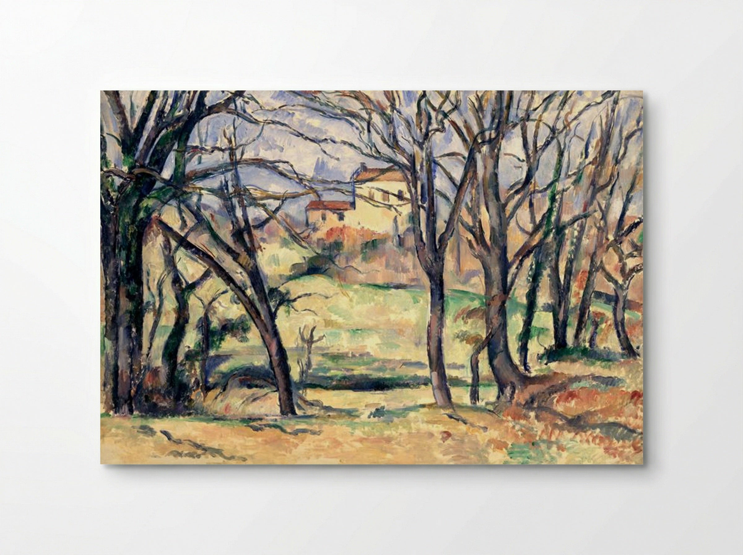 Trees and Houses Near the Jas de Bouffan - Paul Cézanne - Poster
