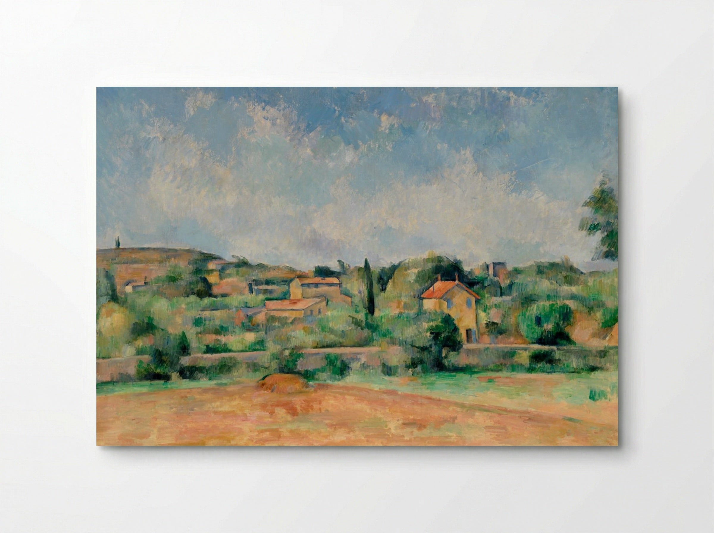 The Bellevue Plain (also called The Red Earth) - Paul Cézanne - Poster