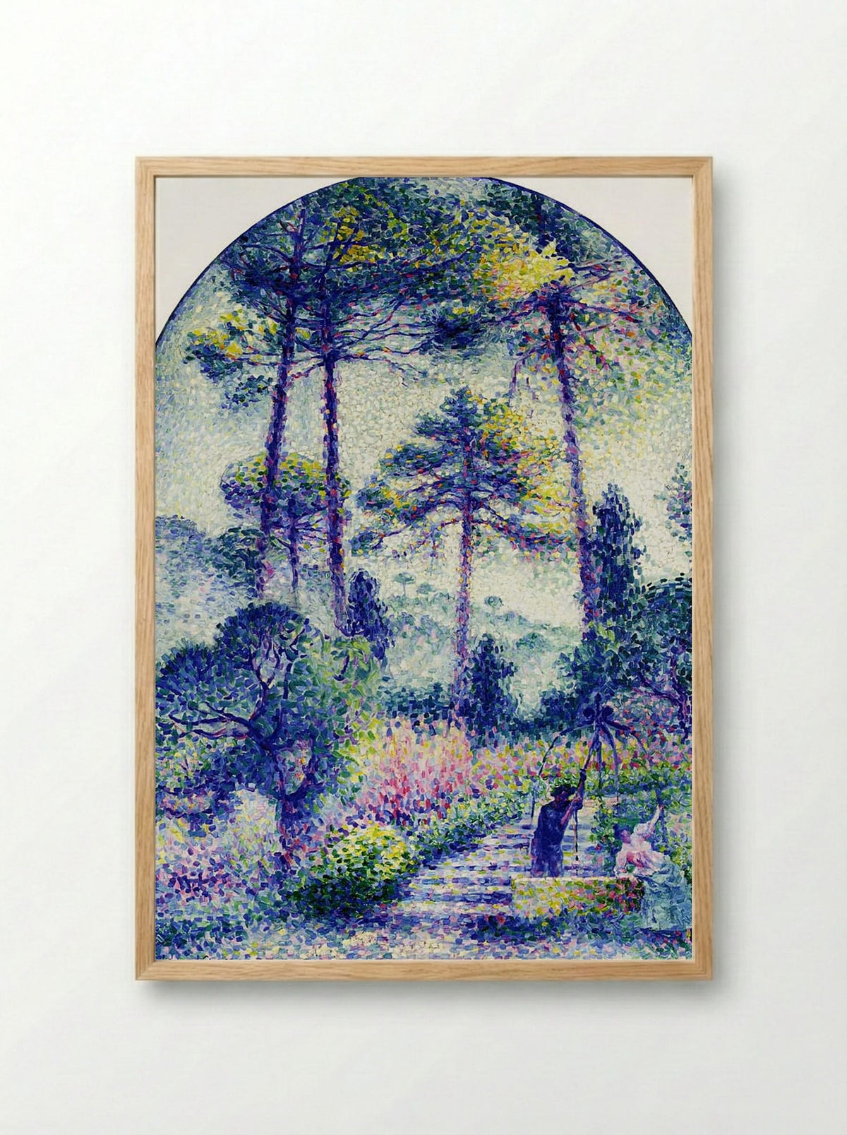A Garden in Provence - Henri-Edmond Cross - Framed Print Wood