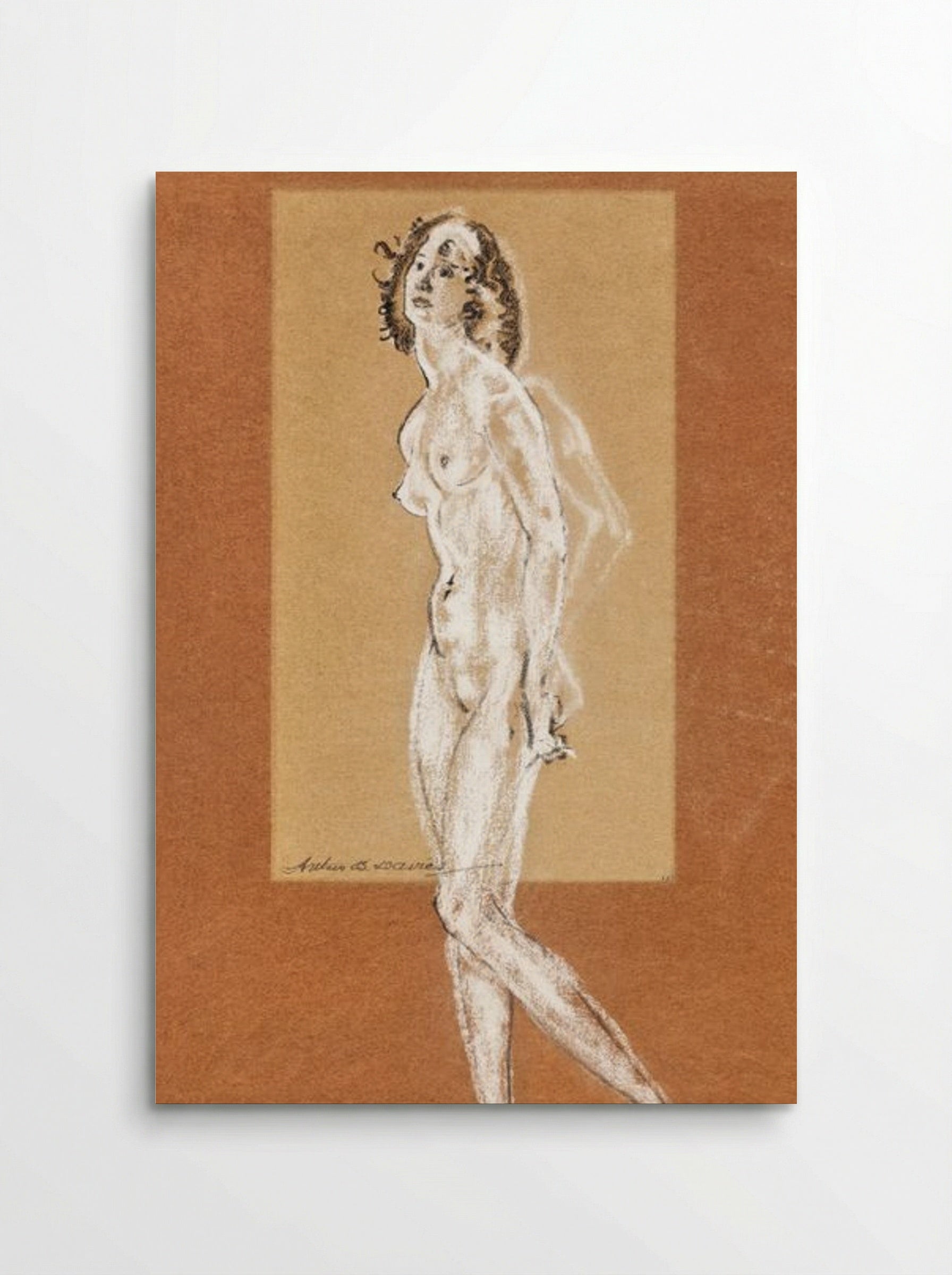 Standing Female Nude - Arthur B. Davies - Poster