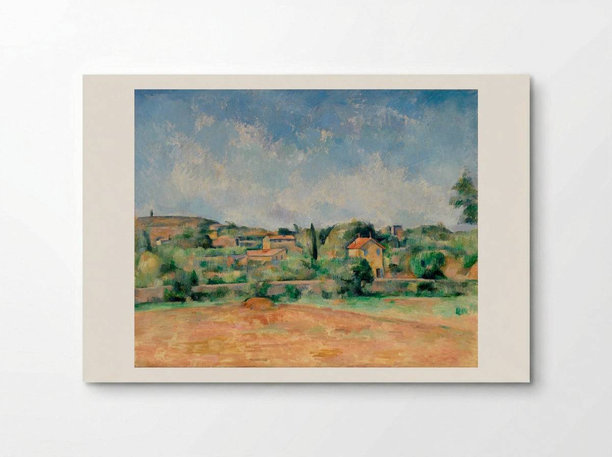 The Bellevue Plain (also called The Red Earth) - Paul Cézanne - Poster