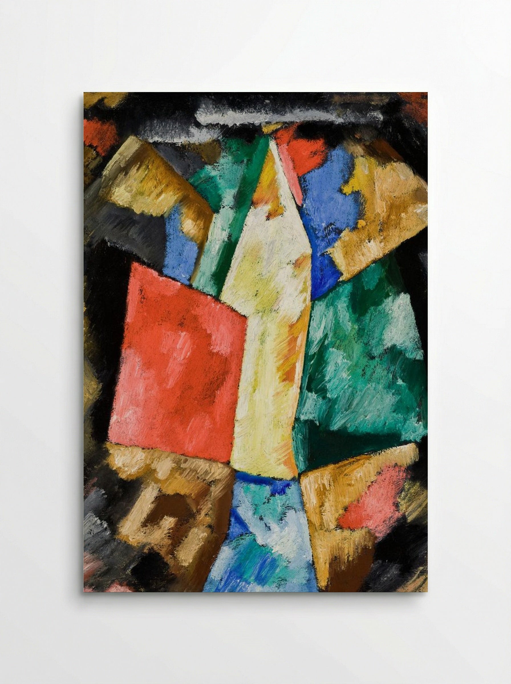Abstraction, Blue, Yellow and Green - Marsden Hartley - Poster
