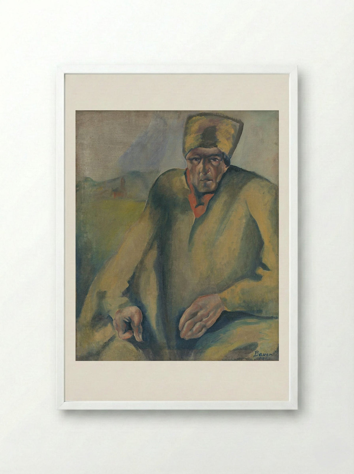 Agitator - Konstantin Bauer - Framed Print White