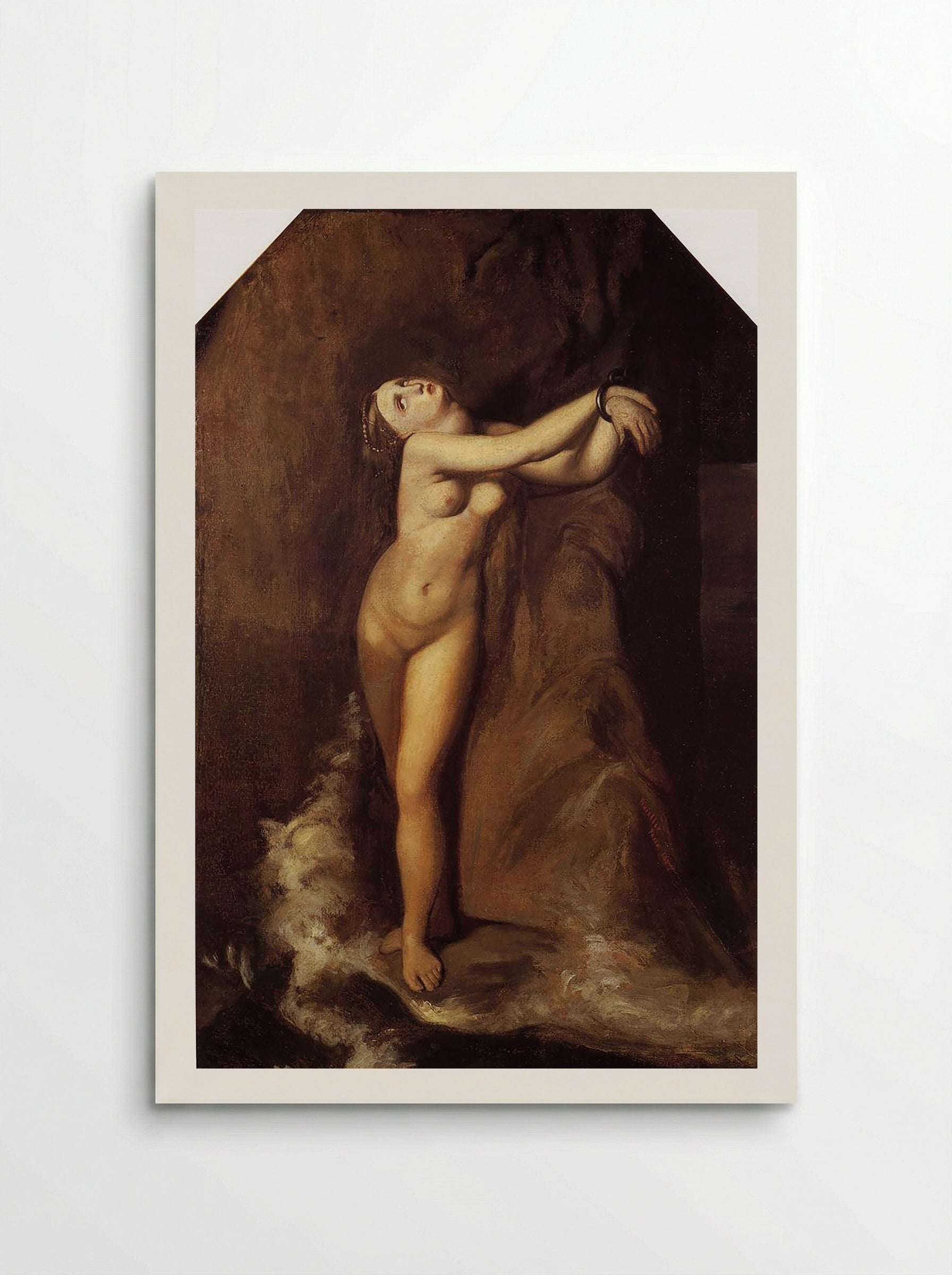 Roger Freeing Angelica - Jean-Auguste-Dominique Ingres - Poster
