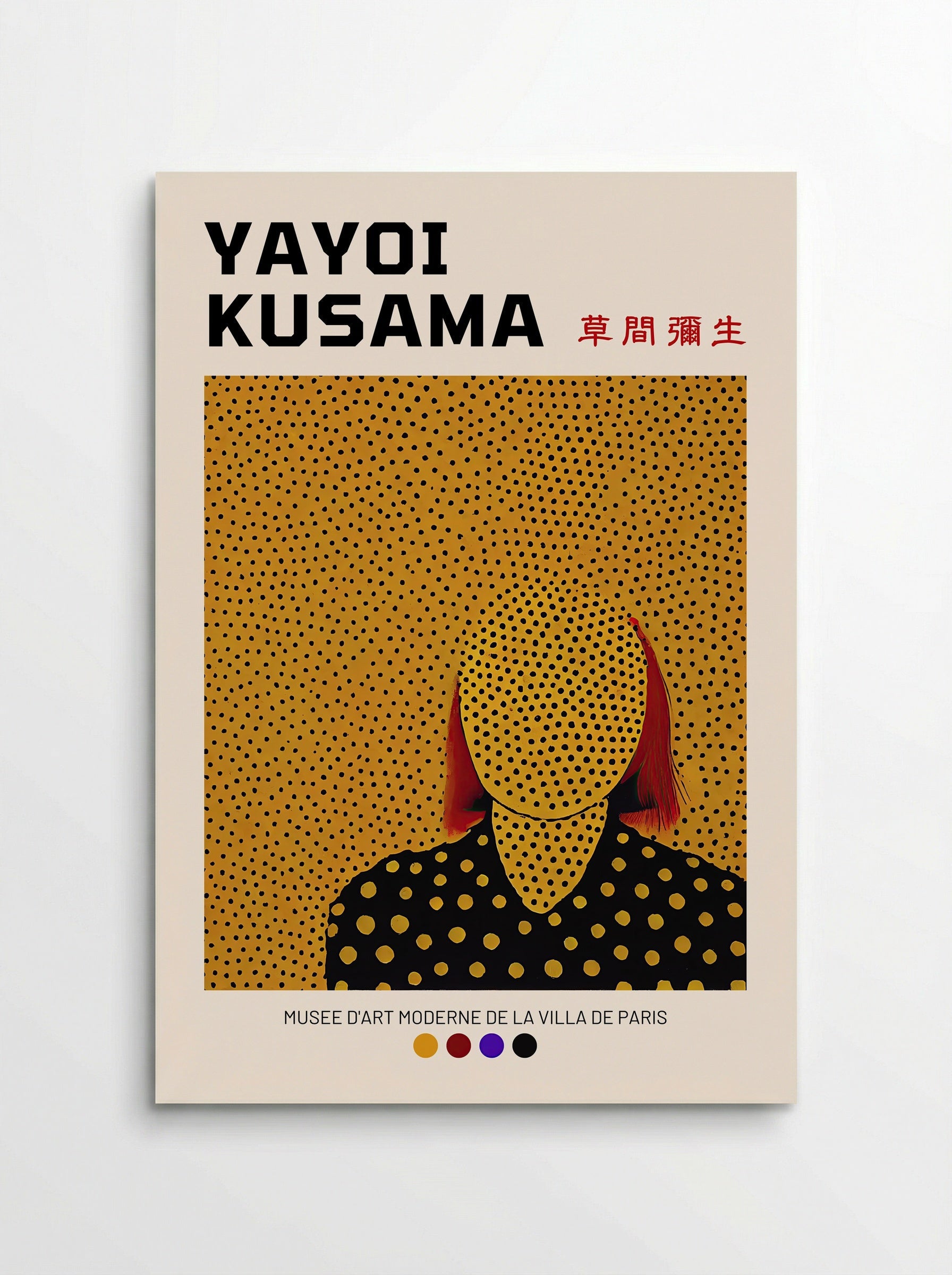 Untitled (Figure with Polka Dots) - Yayoi Kusama - Poster